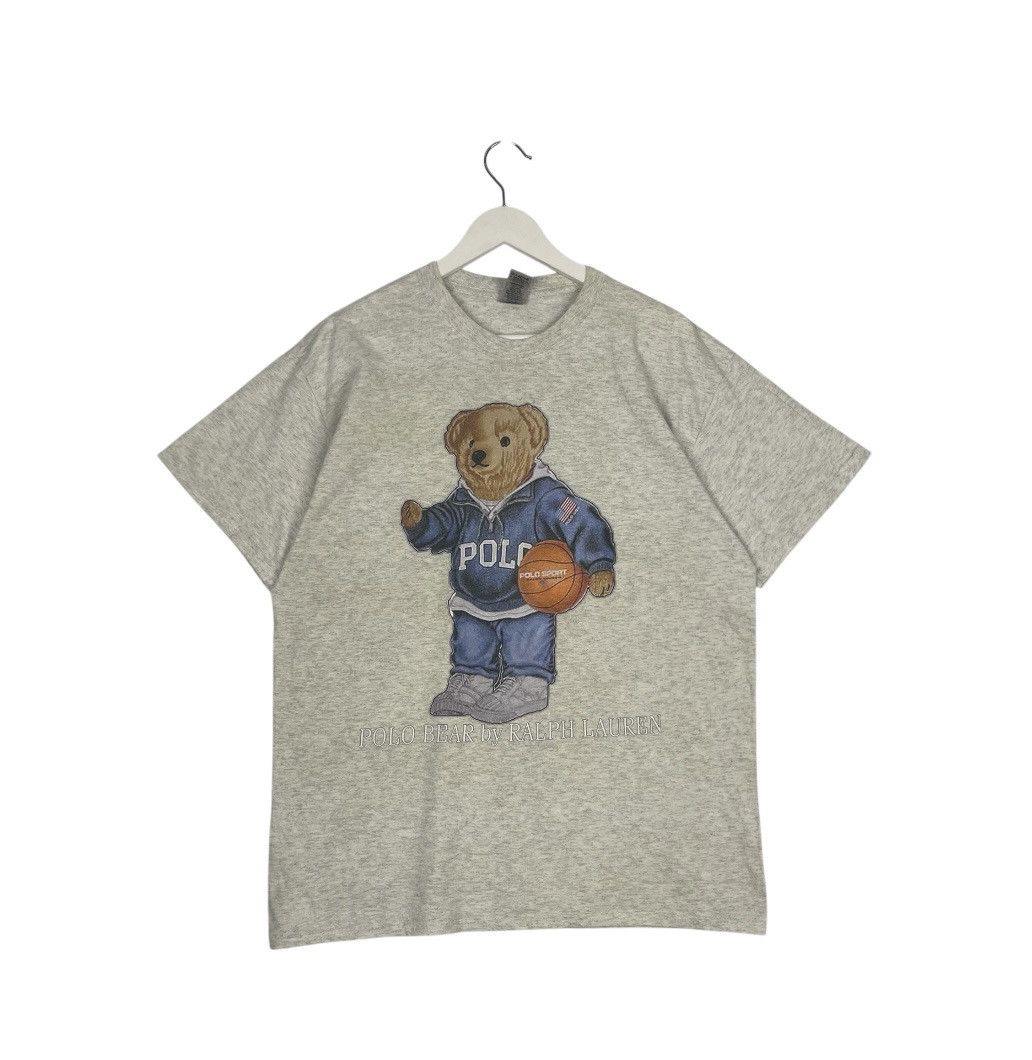 Designer × Vintage T-shirt vintage polo bear by Ralph Lauren - Size US M / EU 48-50 / 2 - 1 Thumbnail