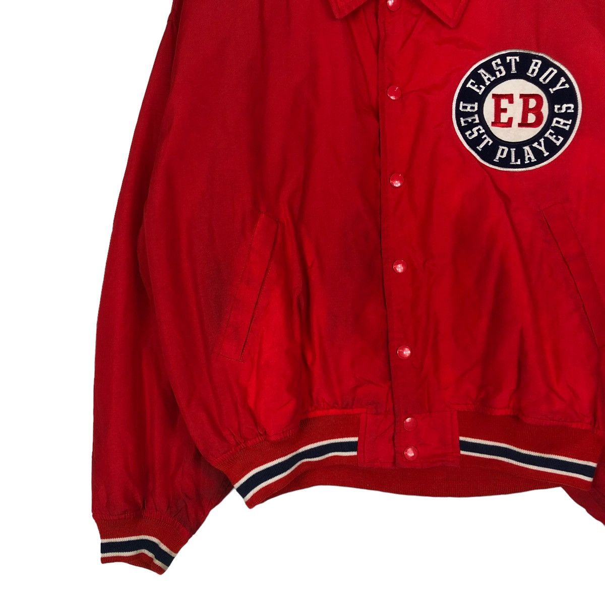 Japanese Brand 📌VINTAGE BOMBER JACKET EAST BOY EMBROIDERY BIG LOGO Size US M / EU 48-50 / 2 - 14 Thumbnail