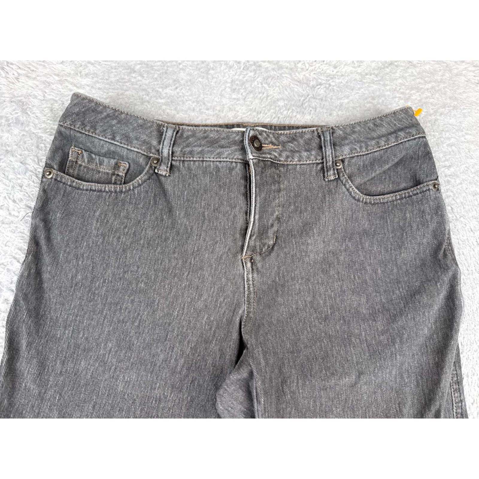 Coldwater Creek Coldwater Creek Jeans Womens 6P Gray Denim Bootcut Low Rise Cotton 28x29 5-Pocket Zip Button Size 28" / US 6 / IT 42 - 4 Thumbnail