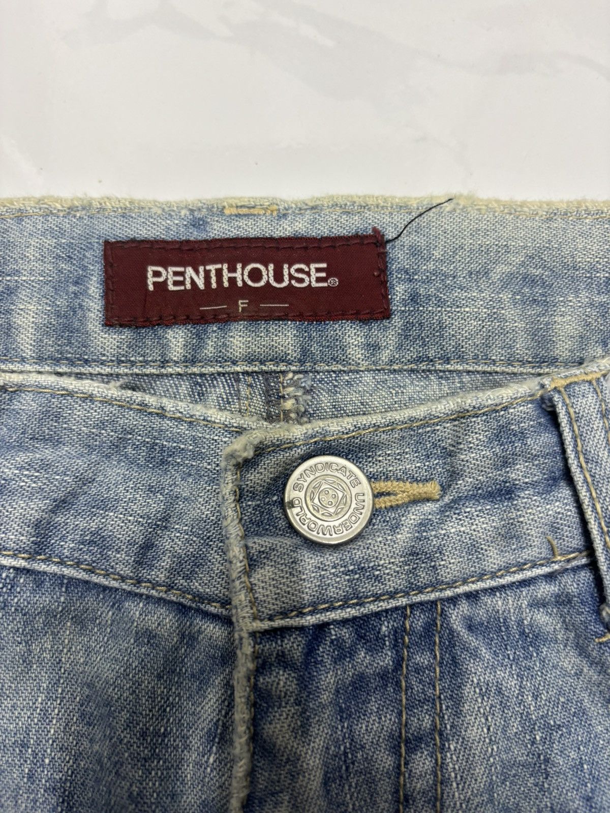 Hysteric Glamour × Undercover Flare Jeans Star Embroidery Patchwork Penthouse Bootcut Size US 27 - 9 Thumbnail