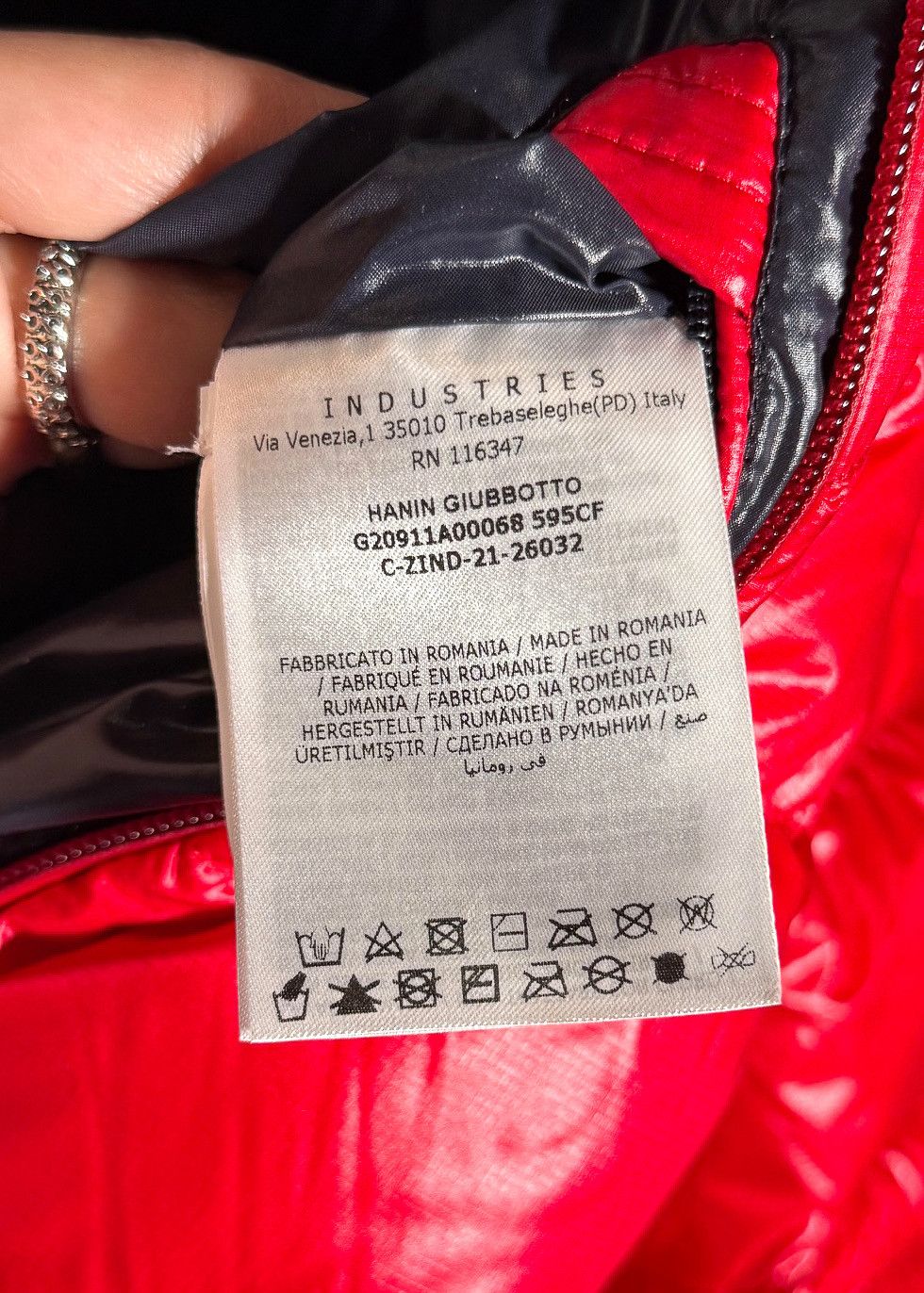 Moncler Moncler Red Hanin Quilted Down Puffer Jacket Size US S / EU 44-46 / 1 - 11 Thumbnail