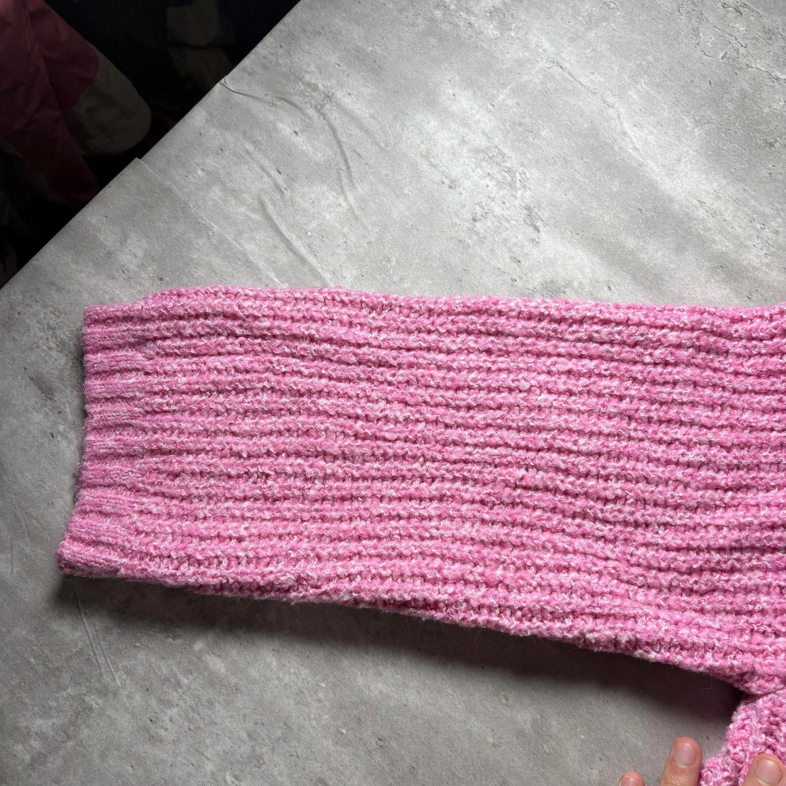 Other SINCERELY JULES Pink Cropped Ribbed Sweater Size XL / US 12-14 / IT 48-50 - 6 Thumbnail