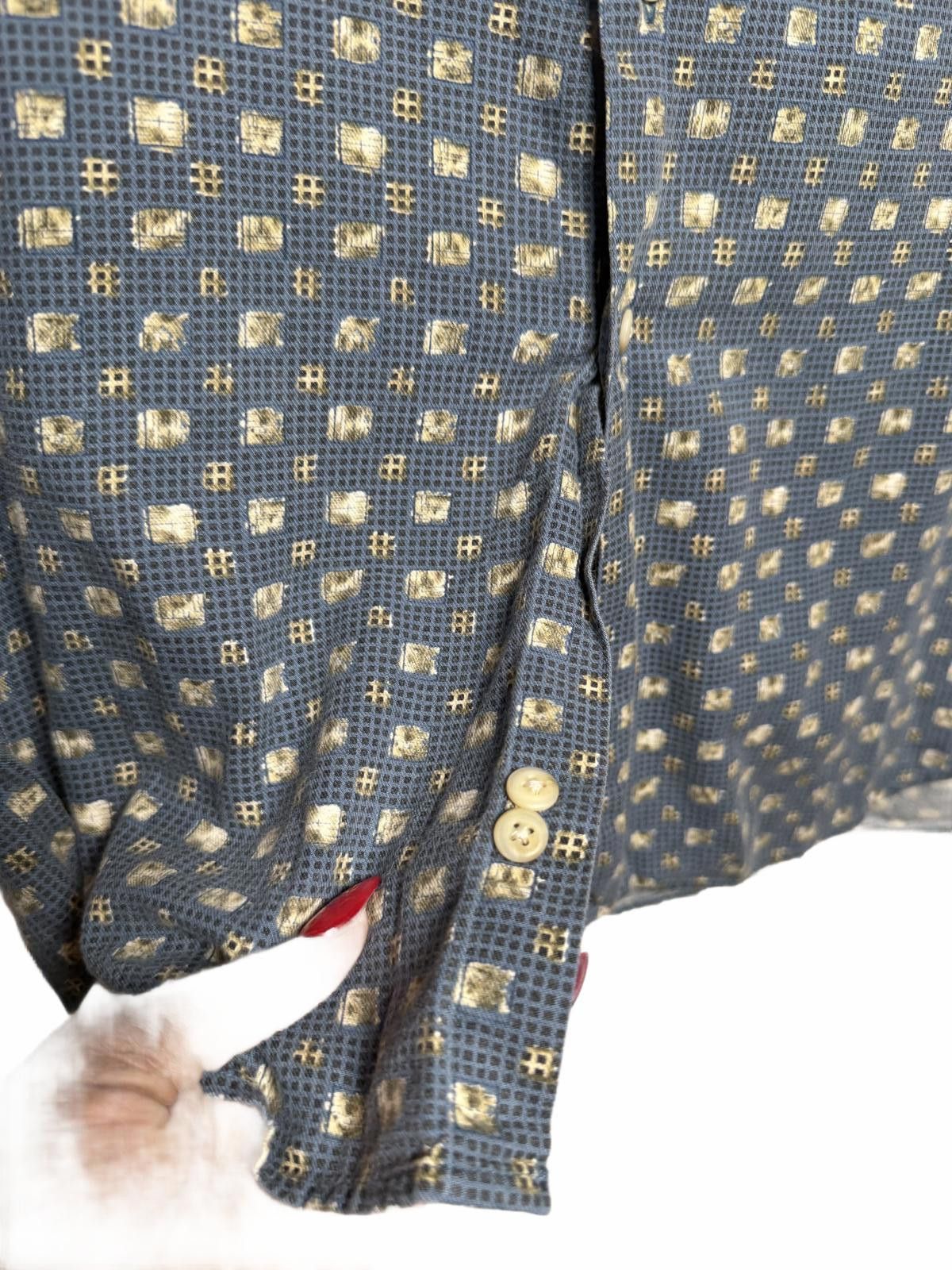 Murano Vintage 90s Retro Murano Men's Short-Sleeve Button-Up Shirt Size US M / EU 48-50 / 2 - 4 Thumbnail
