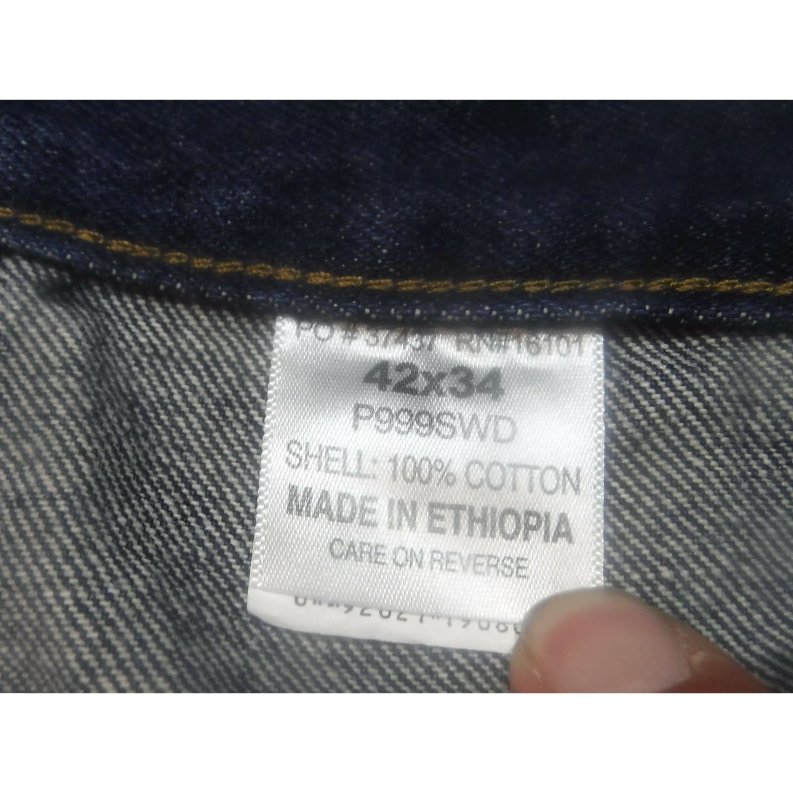 Vintage VINTAGE Berne Jeans 42 / 34 Dark Blue Denim 5-Pocket Classic 90s Style P999SWD Mens Jeans Diutm Tag New with Tags Size US 42 / EU 58 - 6 Thumbnail