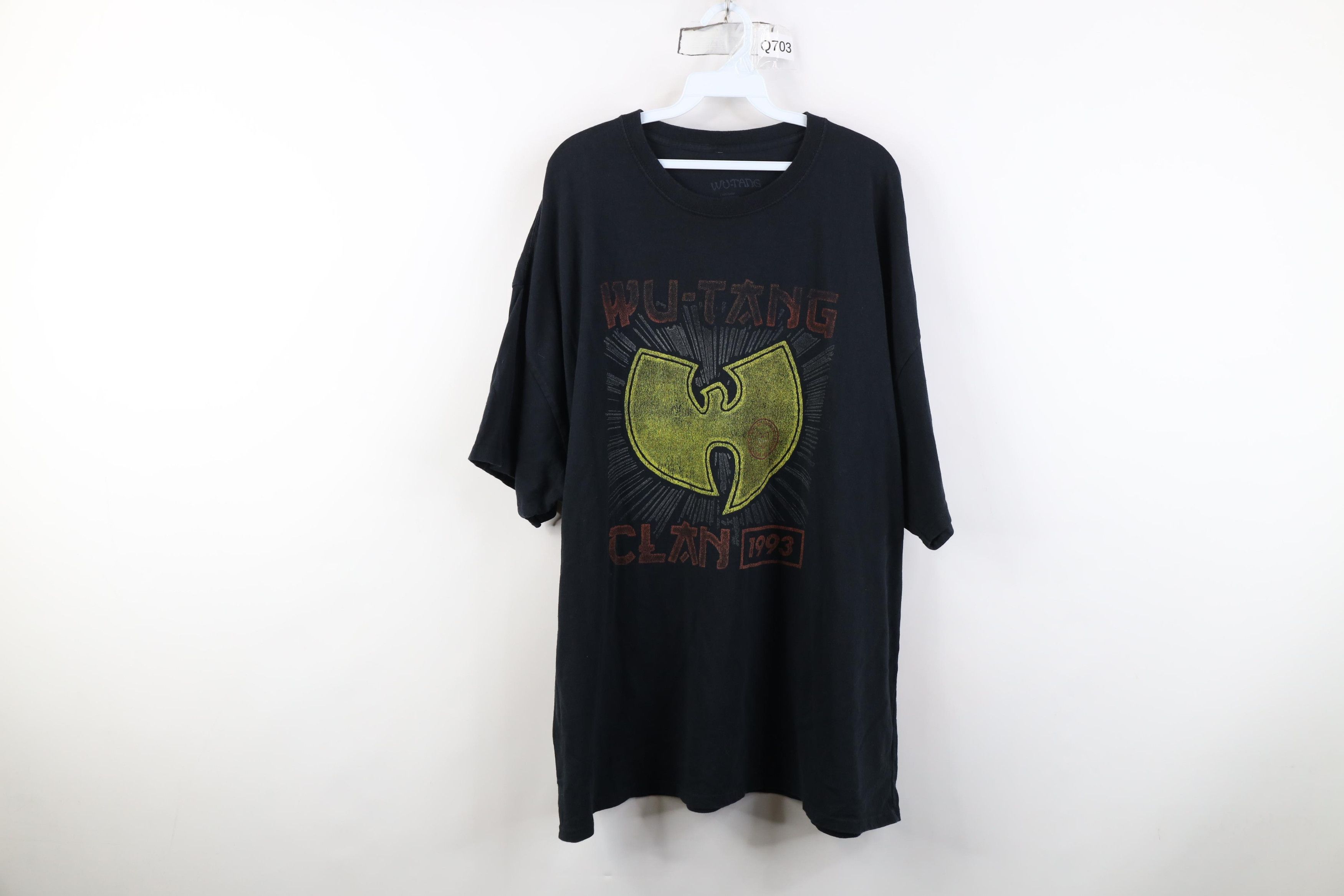Vintage Retro Y2K 1993 Tour Wu Tang Clan Rap Hip Hop Band T-Shirt Size US XXL / EU 58 / 5 - 1 Thumbnail