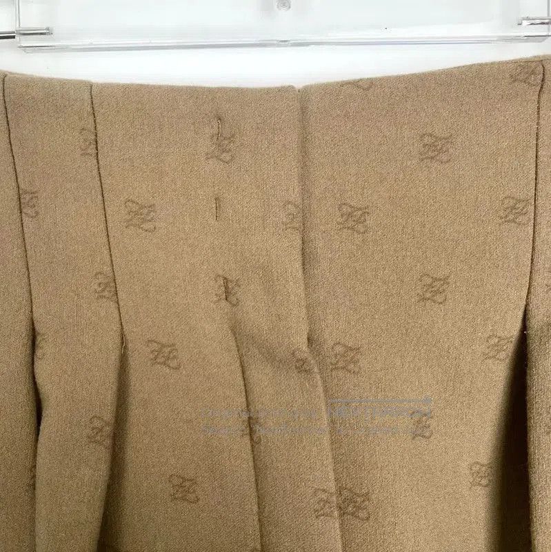 Fendi Fendi Brown Cotton Women's Shorts XS . Size 22" - 3 Thumbnail