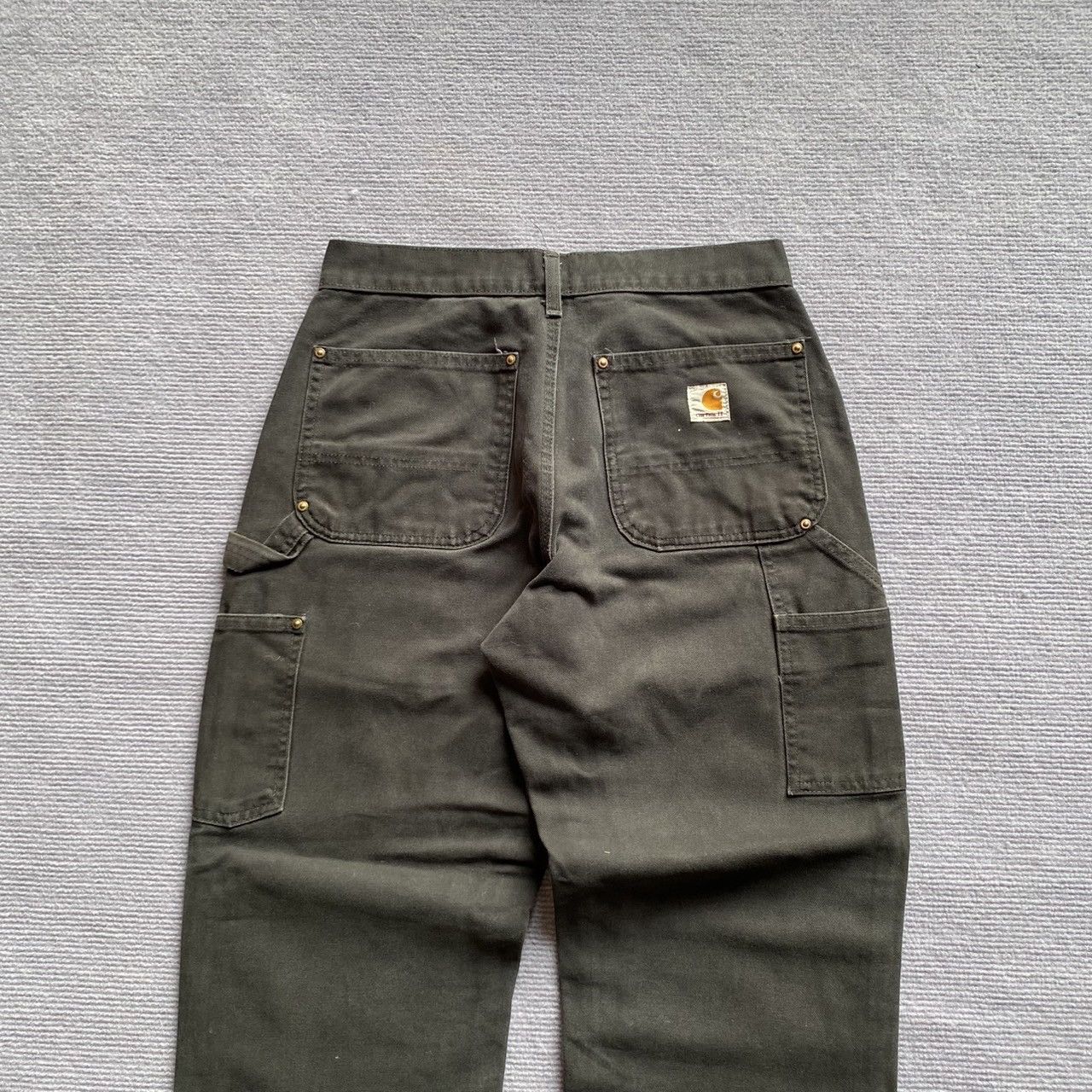 Carhartt × Vintage (31x29) Crazy Vintage Carhartt Double Knee B01-BLK Size US 31 - 5 Thumbnail
