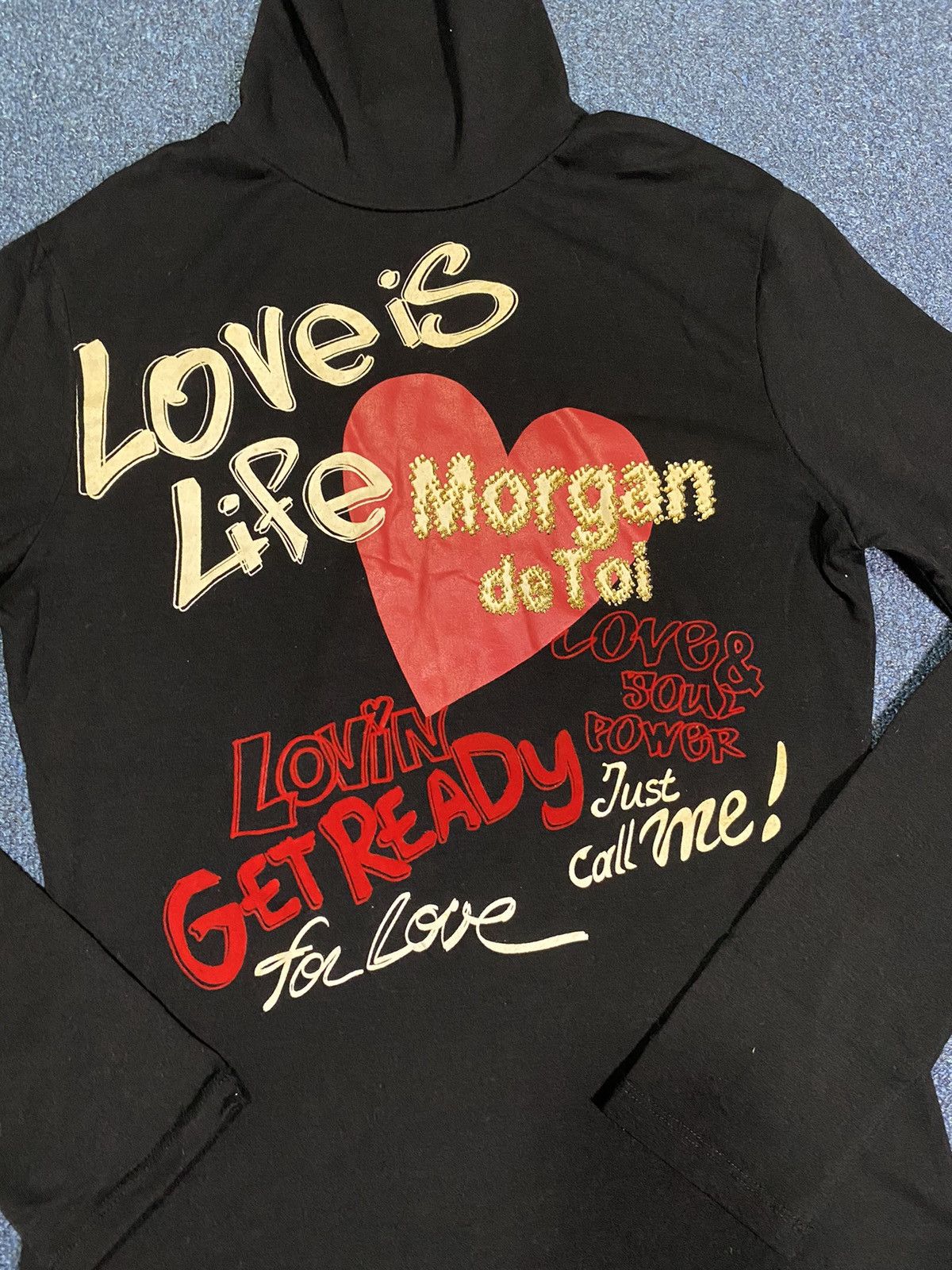 Morgan De Toi Morgan De Toi Turtle Neck Love Statement Size L / US 10 / IT 46 - 2 Thumbnail