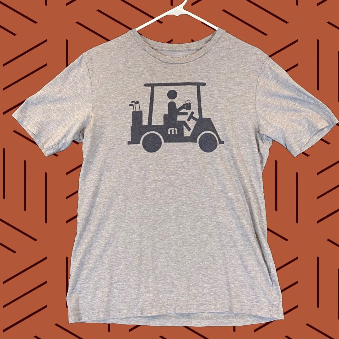 TravisMathew Travis Mathew Shirt Mens Small Gray Golf Beer Graphic Tee Short Sleeve Casual Size US S / EU 44-46 / 1 - 1 Thumbnail