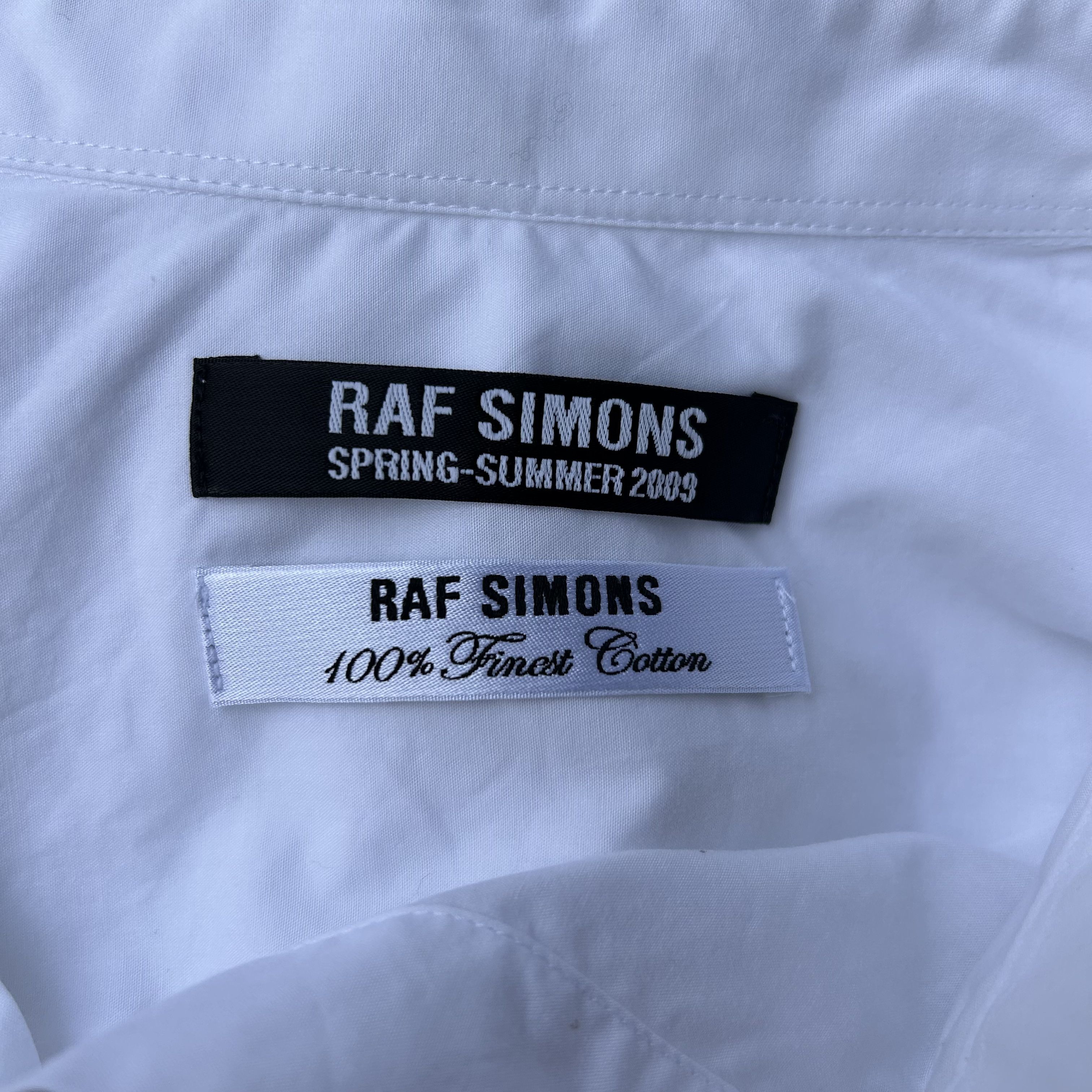 Raf Simons Raf Simons White Button-Down Shirt S/S09 Size US S / EU 44-46 / 1 - 6 Thumbnail