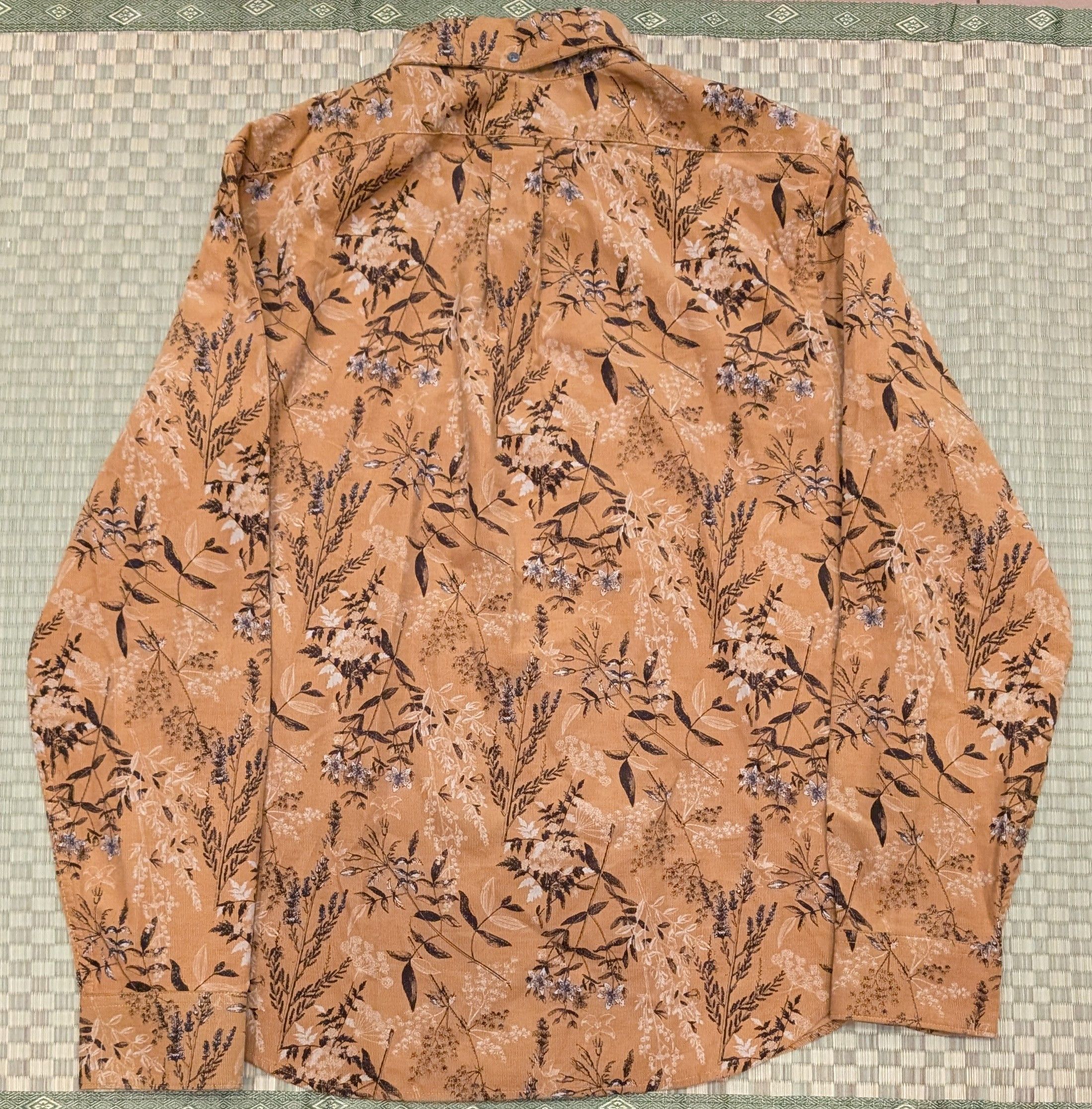 Todd Snyder Todd Snyder x Three Looms Corduroy Floral Button Up Shirt Size US L / EU 52-54 / 3 - 2 Thumbnail