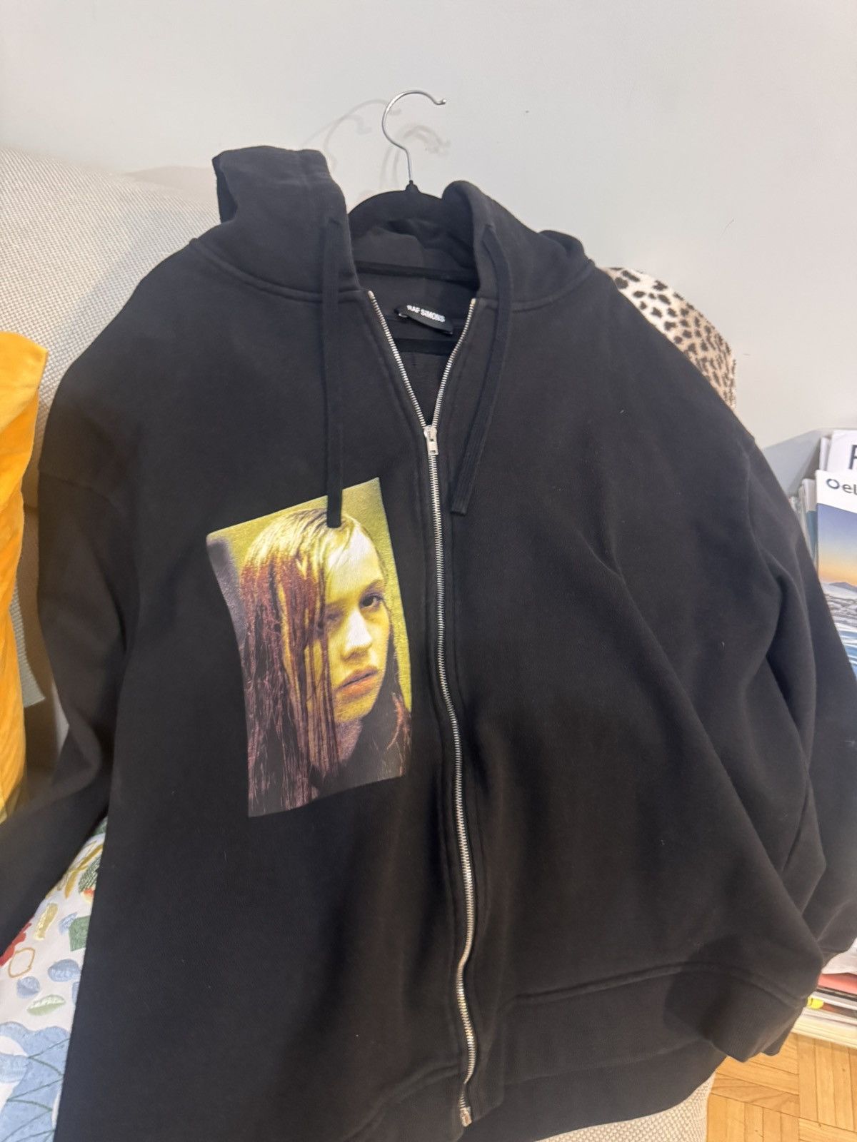 Raf Simons Christiane F. Zip-Up Hoodie | Grailed