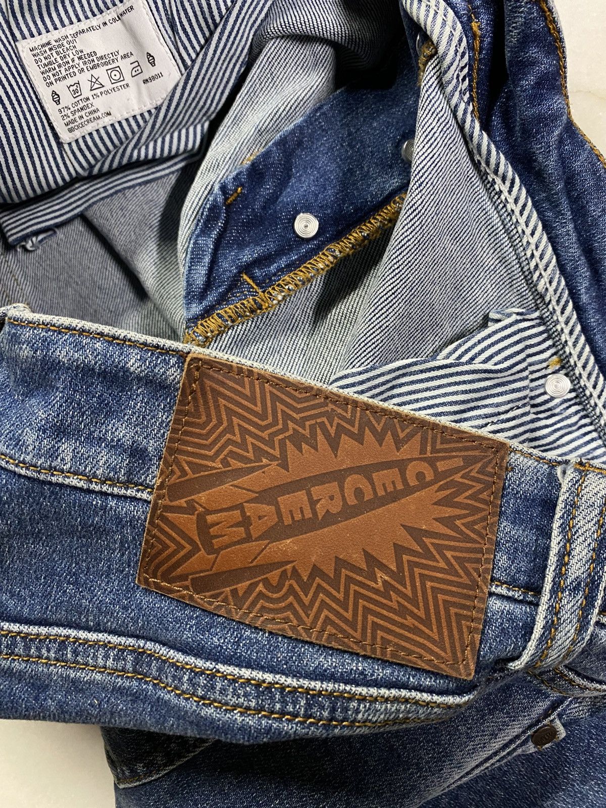 Icecream Ice Cream Fox Mens Blue Denim Jeans Size 36 Size US 36 / EU 52 - 8 Thumbnail