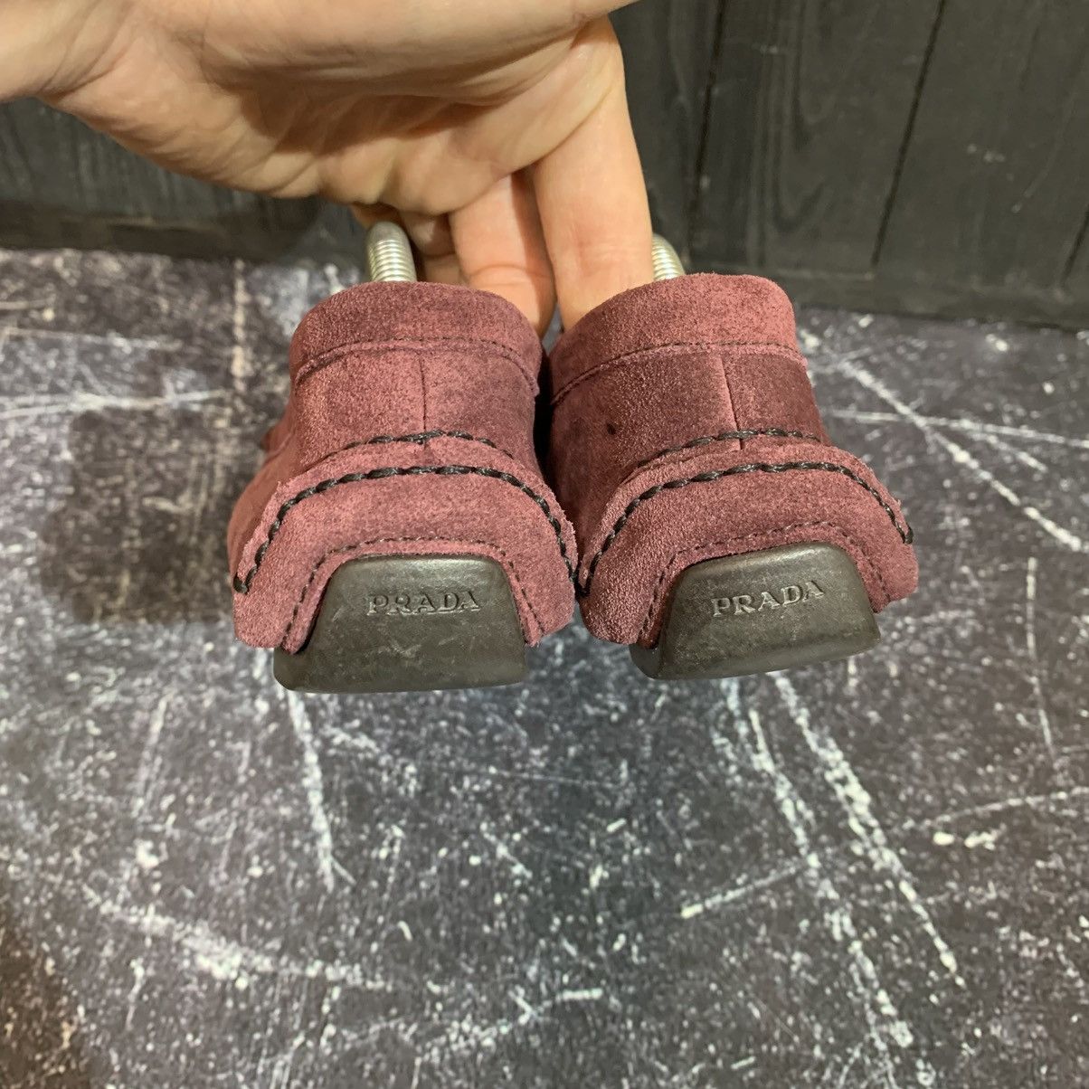 Prada Prada Women’s Suede Moccasin Flats Size 38 Size US 8 / IT 38 - 7 Thumbnail