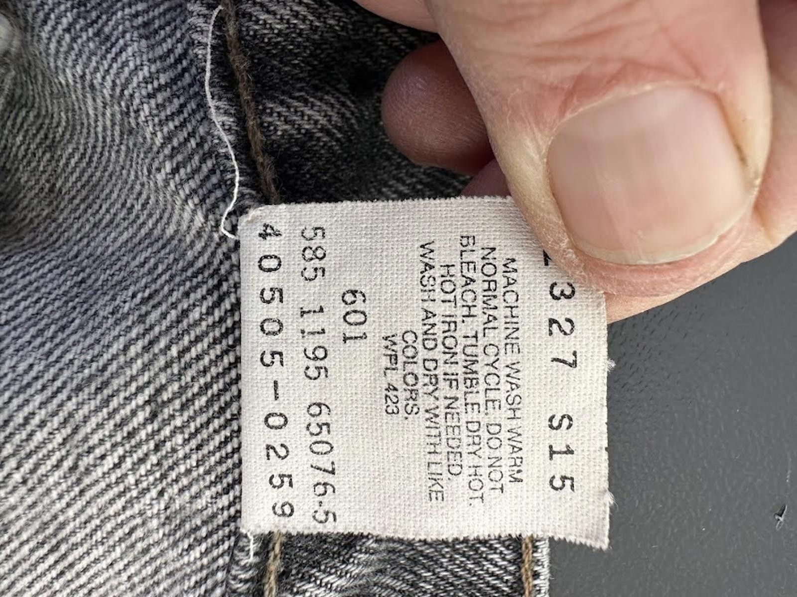 Levi's Levi’s 505 Faded Black Jeans USA 33x32 Size US 33 - 5 Thumbnail