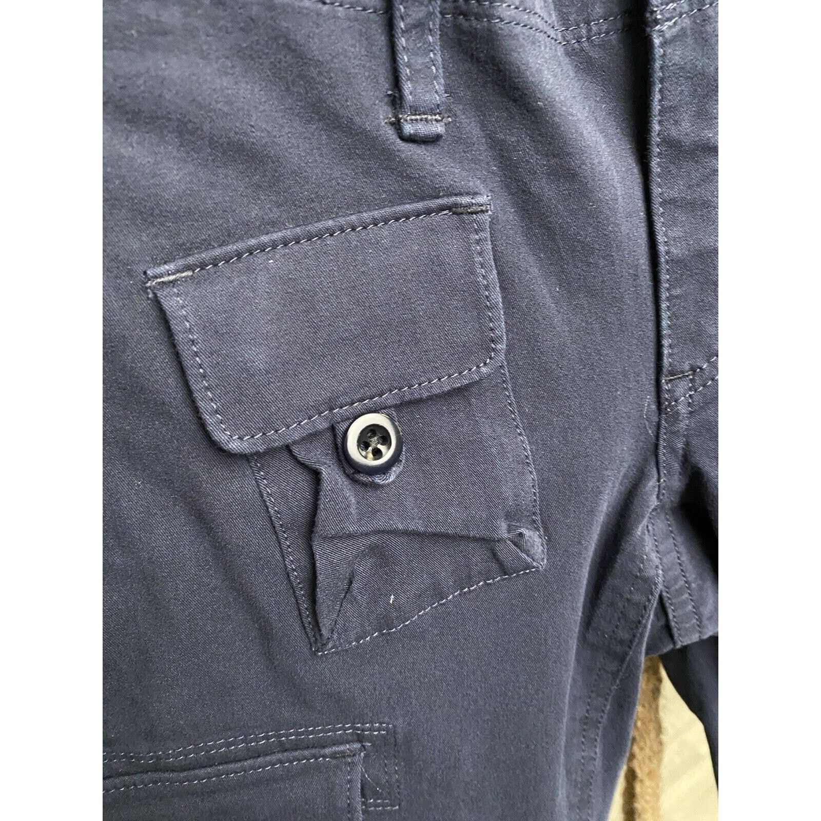 Ralph Lauren Vintage Ralph Lauren Cargo Pants Women Blue Pockets Size 4 Size 27" / US 4 / IT 40 - 8 Thumbnail