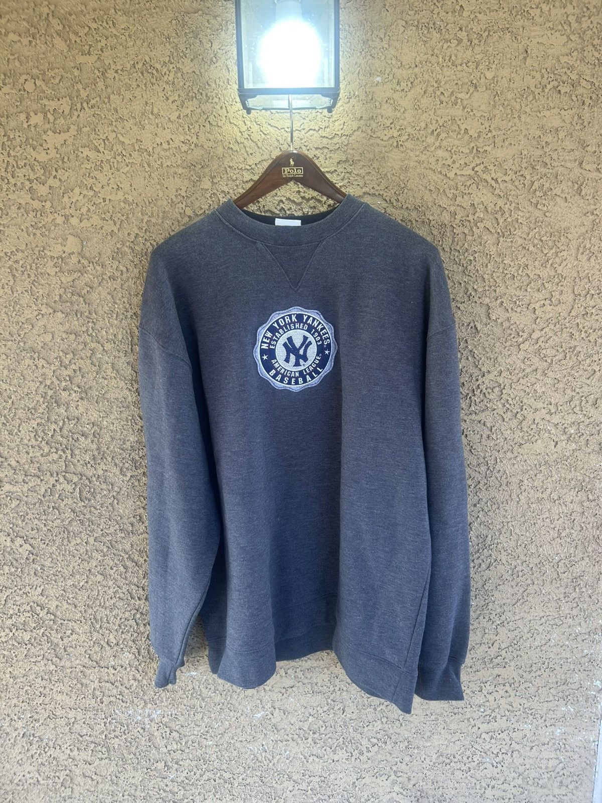 Adidas × New York Yankees × Vintage Vintage New York Yankees Adidas Sweatshirt NWT Size L Size US L / EU 52-54 / 3 - 4 Thumbnail