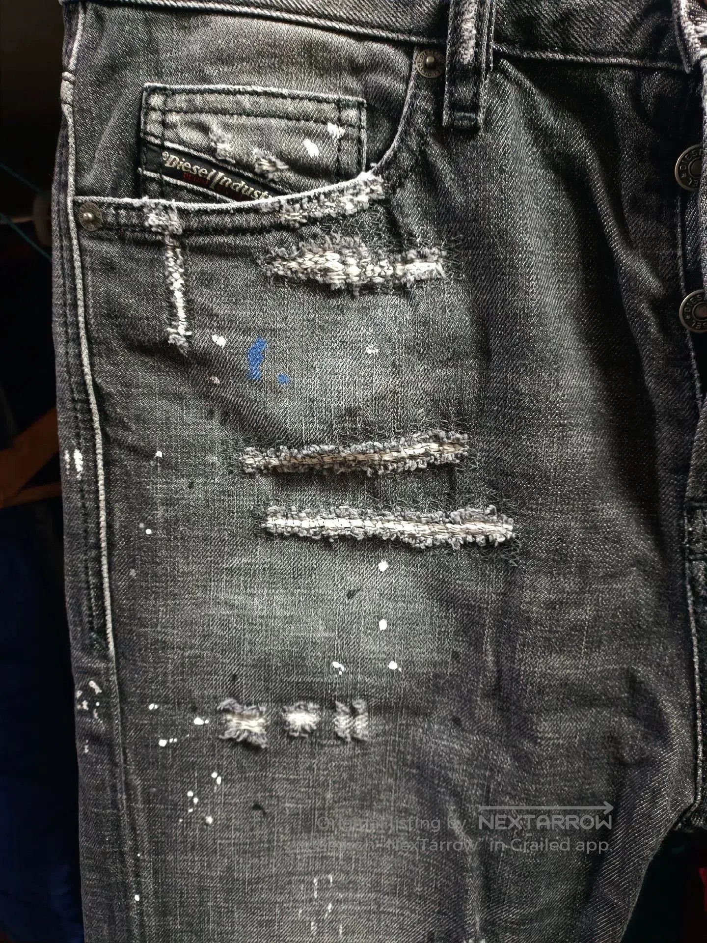Diesel Diesel D-vider 083AB Jeans. Size US 29 - 3 Thumbnail