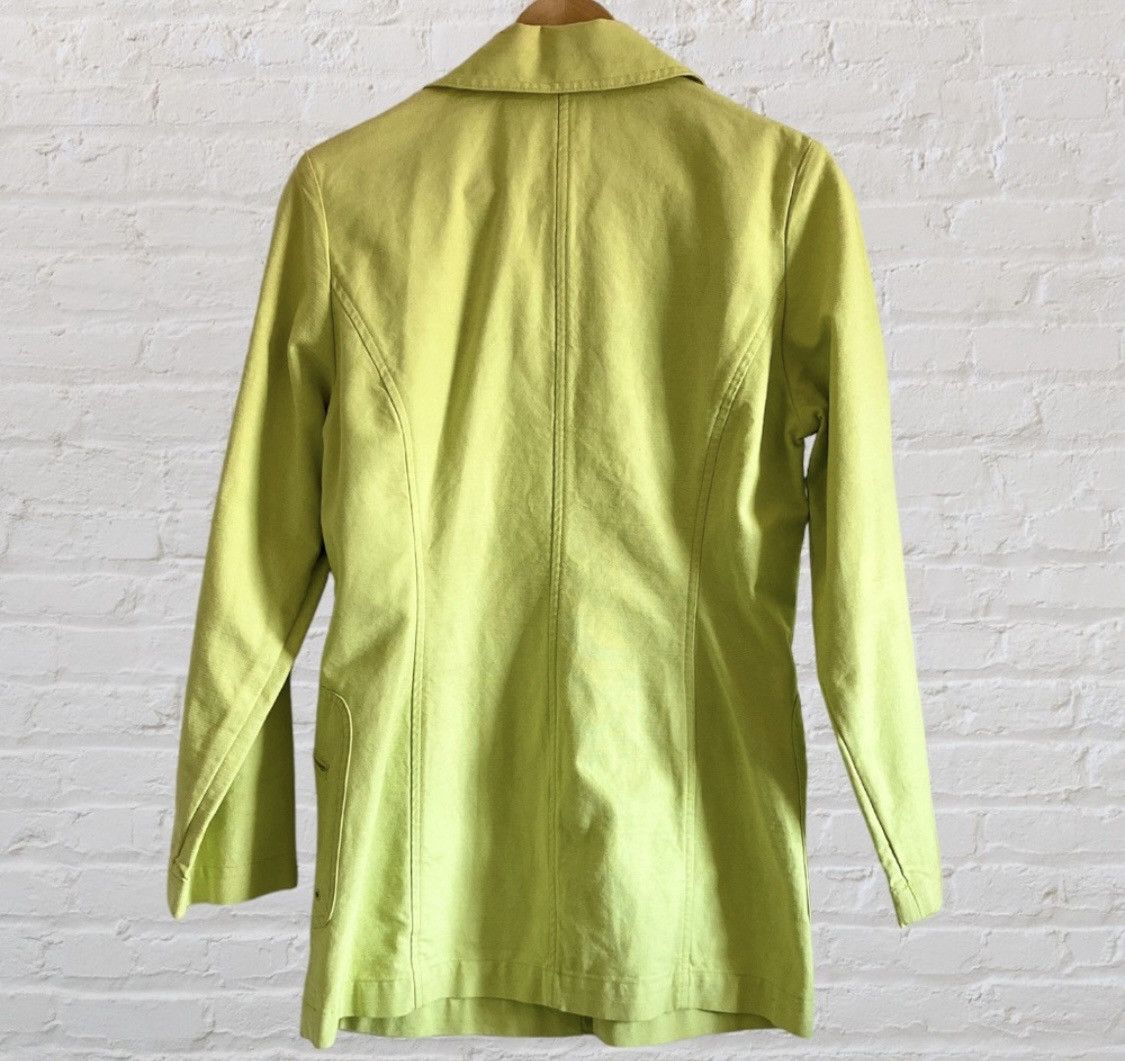 Other LIME GREEN ZIPPER BUTTON UP JACKET WITH POCKETS Size M / US 6-8 / IT 42-44 - 6 Thumbnail