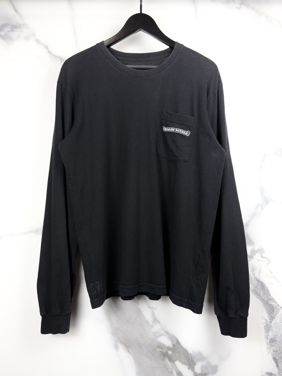 Chrome Hearts Chrome Hearts Back Logo Scroll Plus Longsleeve Tshirt Black Size US L / EU 52-54 / 3 - 2 Thumbnail