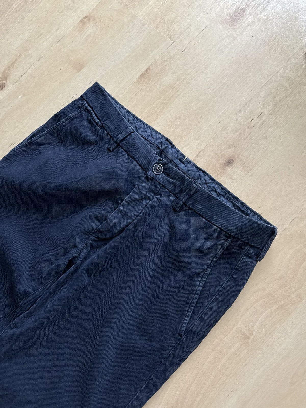 Boggi Boggi vintage waffle corduroy straight trousers chino pants Size US 34 / EU 50 - 5 Thumbnail