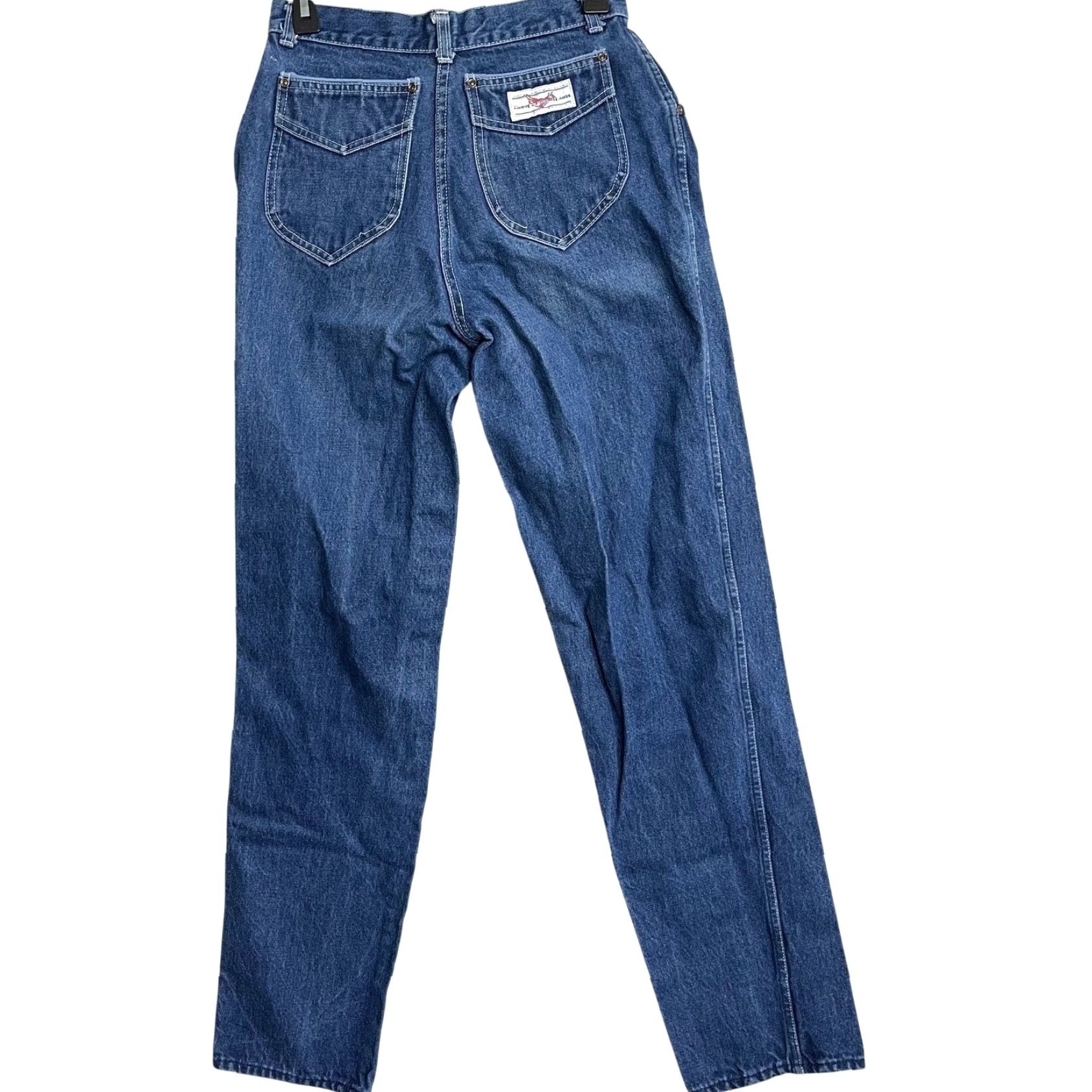 Vintage VINTAGE Roy Rodgers Jeans Junior 11 (28x34) Dark Blue High Waist Western Rodeo Women Jeans Size 32" / US 10 / IT 46 - 2 Thumbnail