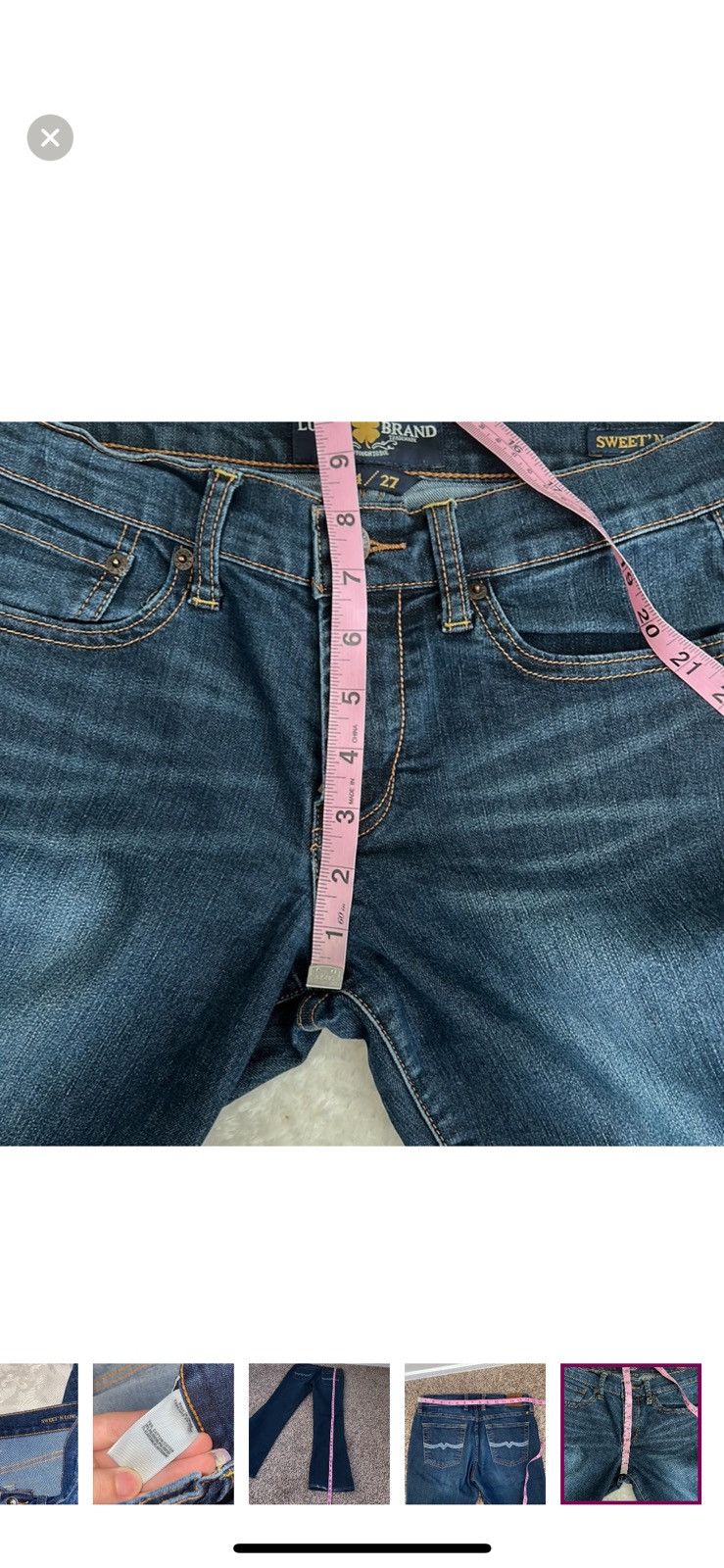 Lucky Brand Lucky brand Dayton sweet n low bootcut jeans size 4 Size 27" / US 4 / IT 40 - 7 Thumbnail