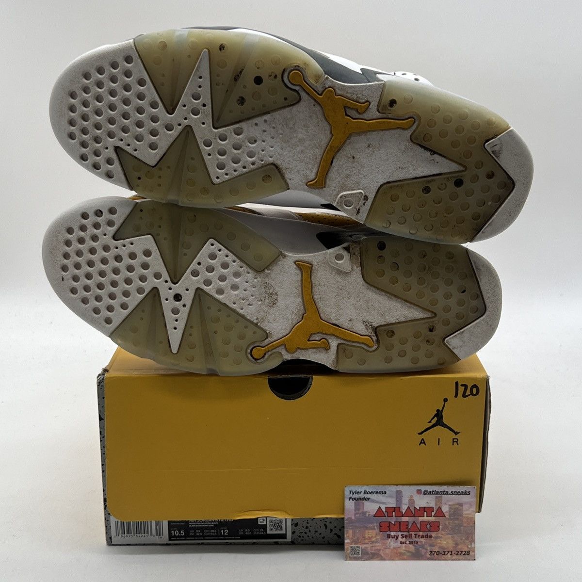 Jordan Brand Air Jordan 6 yellow ochre Size US 10.5 / EU 43-44 - 7 Thumbnail
