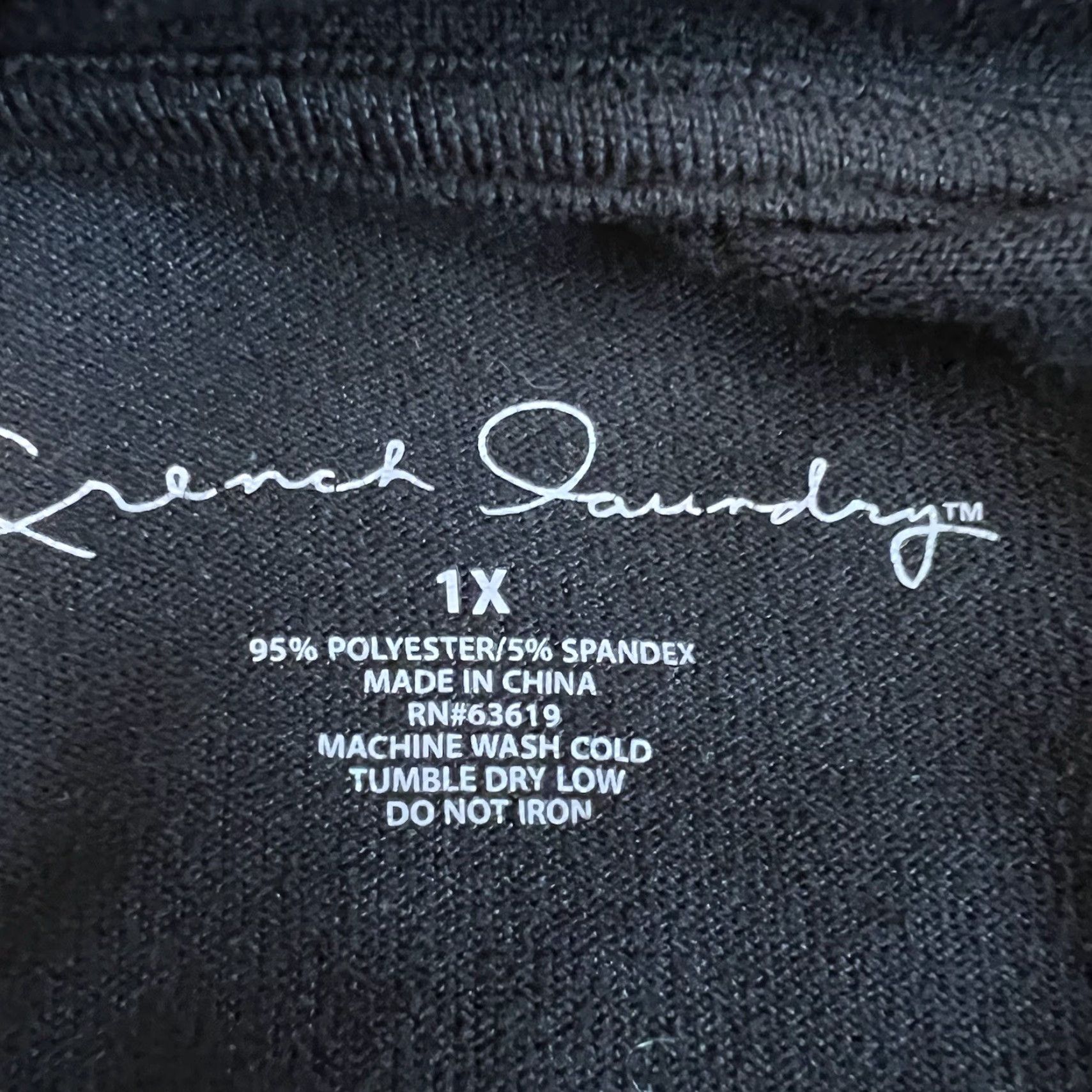 Vintage French Laundry Tricky Sequence Soft Sweater Top Women's 1X Black Sequin Studded Round Neck Long Sleeve Pullover Casual Party/Cocktail Halloween Size XL / US 12-14 / IT 48-50 - 5 Thumbnail