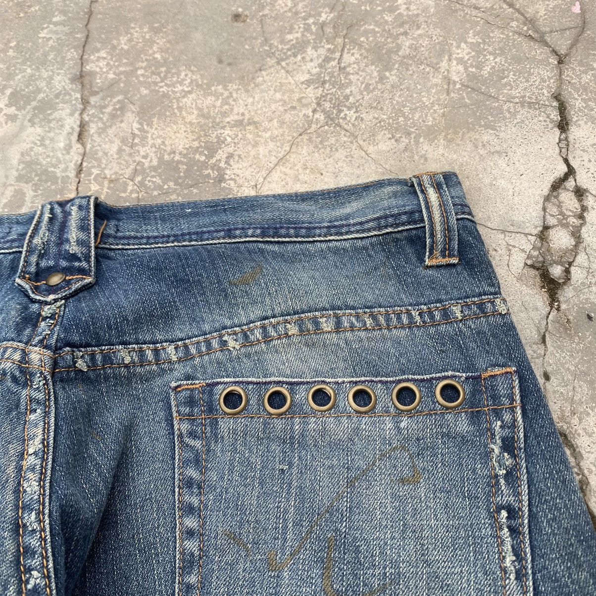 If Six Was Nine ROOT THREE Distressed Flare Size US 34 / EU 50 - 6 Thumbnail