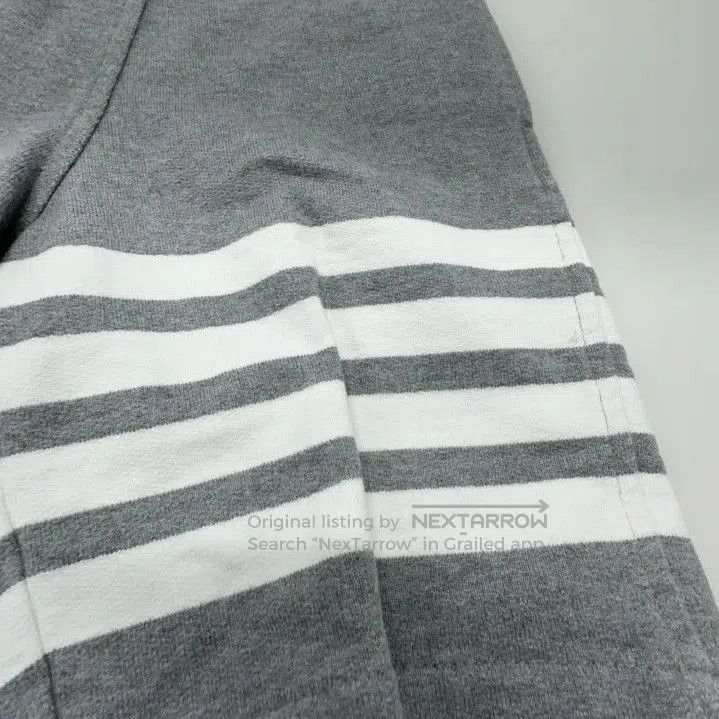 Thom Browne Thom Browne Gray Striped Athletic Sweatpants. Size US 30 / EU 46 - 6 Thumbnail