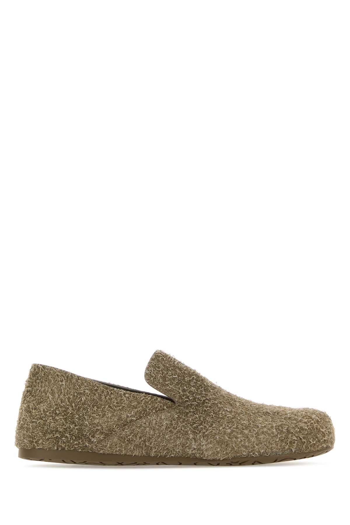 image of Loewe Mocassini Shoes in Green, Men's (Size 9)