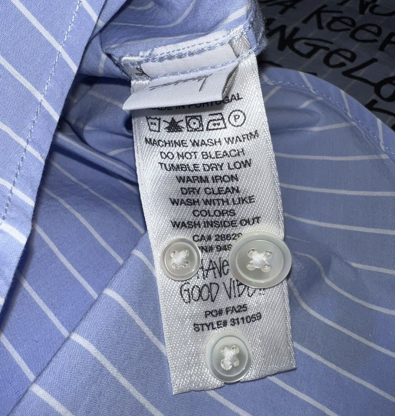 Stussy × Wales Bonner WALES BONNER x STUSSY Poplin Striped Button Up Shirt Size US M / EU 48-50 / 2 - 4 Thumbnail