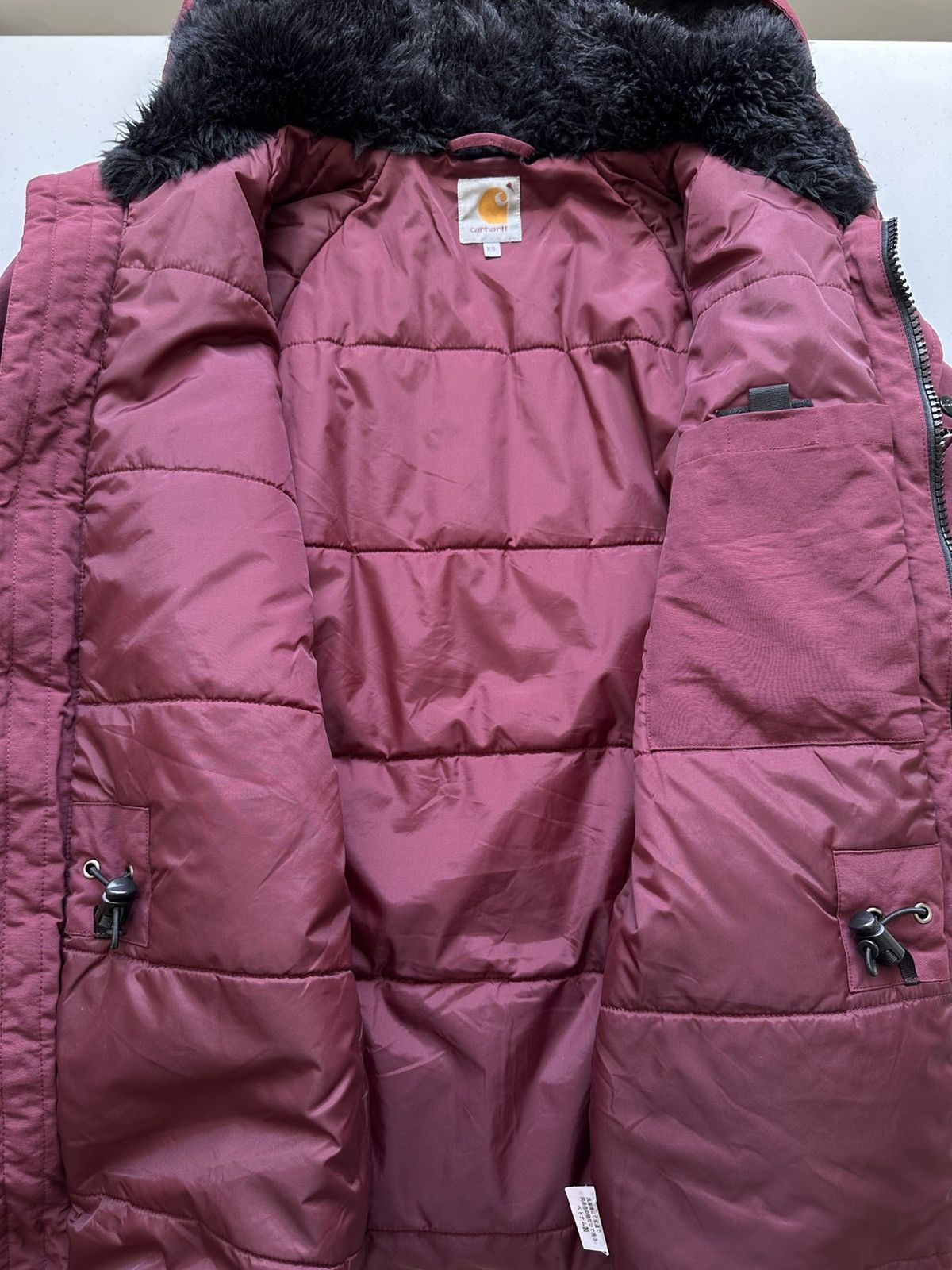 Carhartt Carhartt Parka Jacket Hooded Fur Trim Size XS / US 0-2 / IT 36-38 - 8 Thumbnail