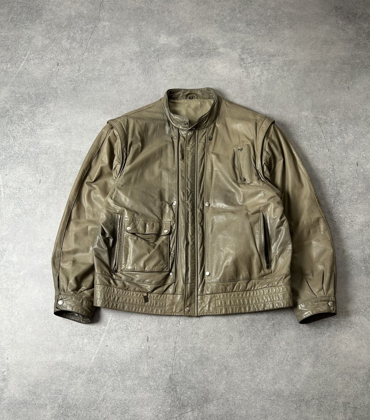 Leather Vintage 1on2 Transformers Leather jacket mens Size US L / EU 52-54 / 3 - 2 Thumbnail
