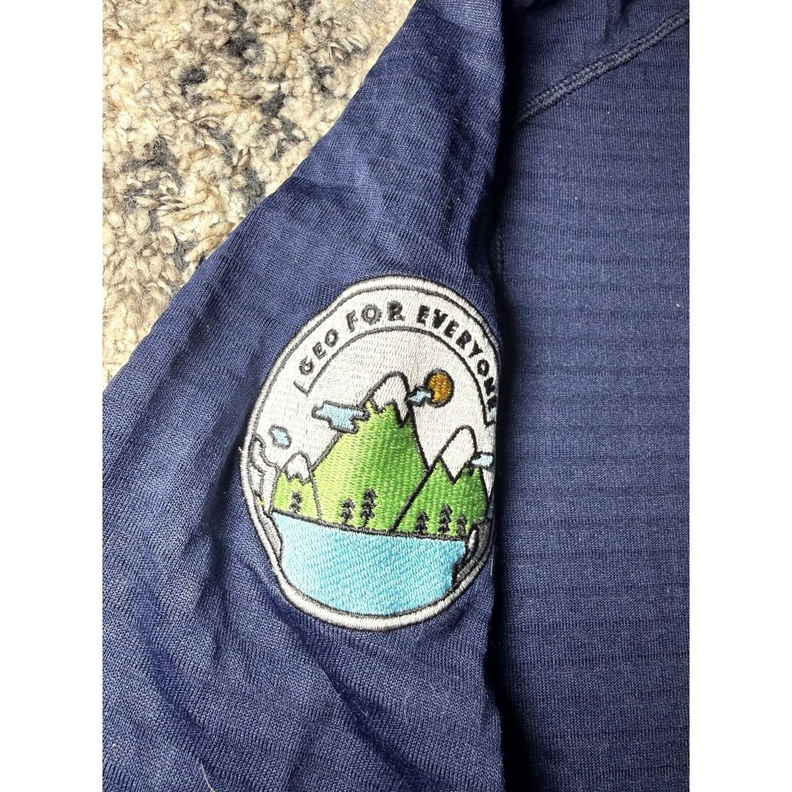 Patagonia Patagonia Regulator R1 Pullover Fleece Jacket Large Mens Blue Zip Size US L / EU 52-54 / 3 - 3 Thumbnail