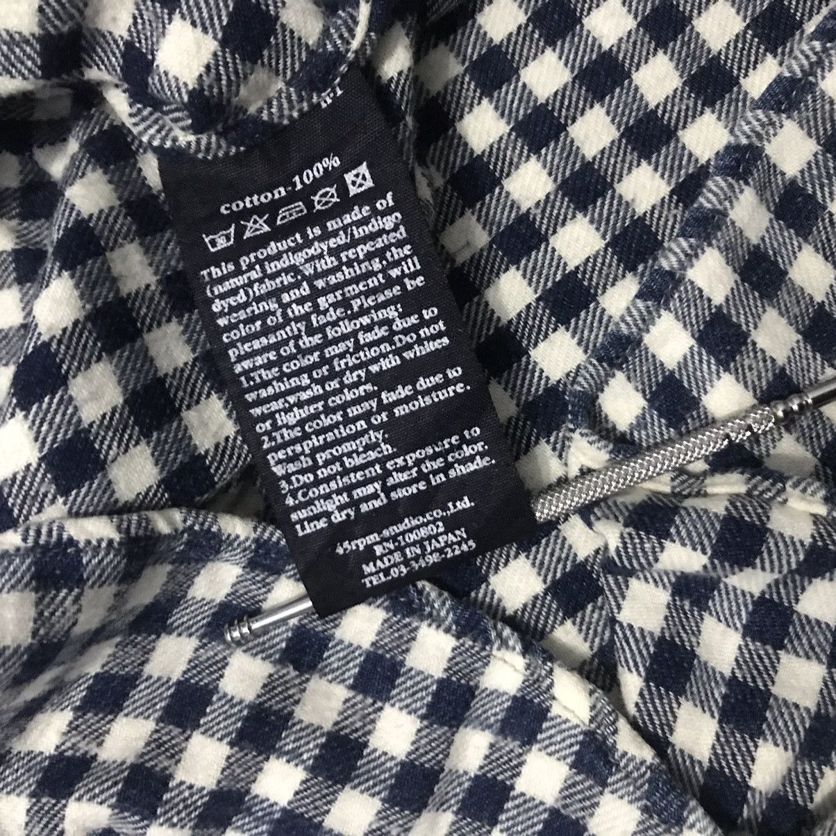 45rpm × Japanese Brand 45Rpm Gingham Flannel Shirt Size US L / EU 52-54 / 3 - 8 Thumbnail