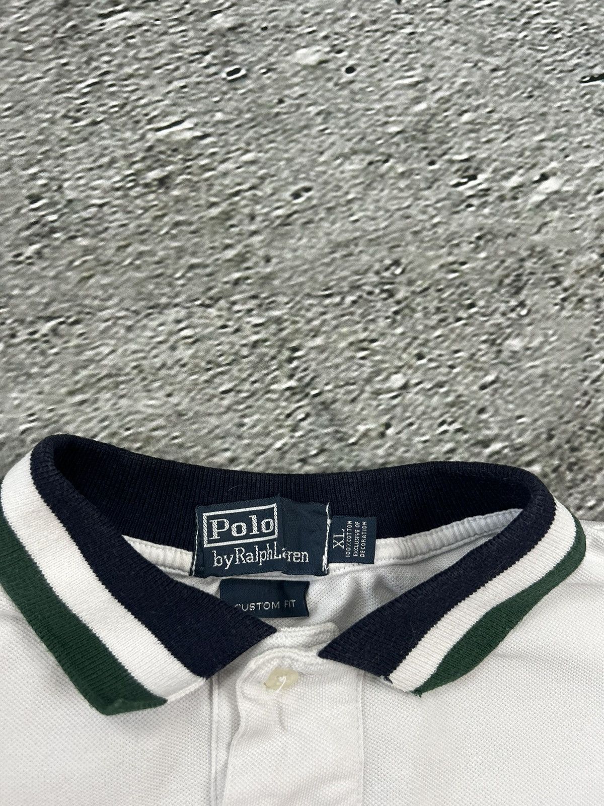 Polo Ralph Lauren Polo Ralph Lauren vintage white polo T-shirt big pony Size US L / EU 52-54 / 3 - 4 Thumbnail