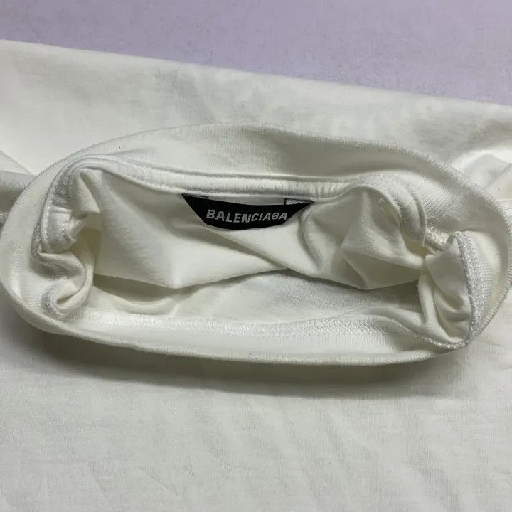 Balenciaga Balenciaga Balenciaga Logo Print Short Sleeve TShirt -2507 Size US XS / EU 42 / 0 - 6 Thumbnail