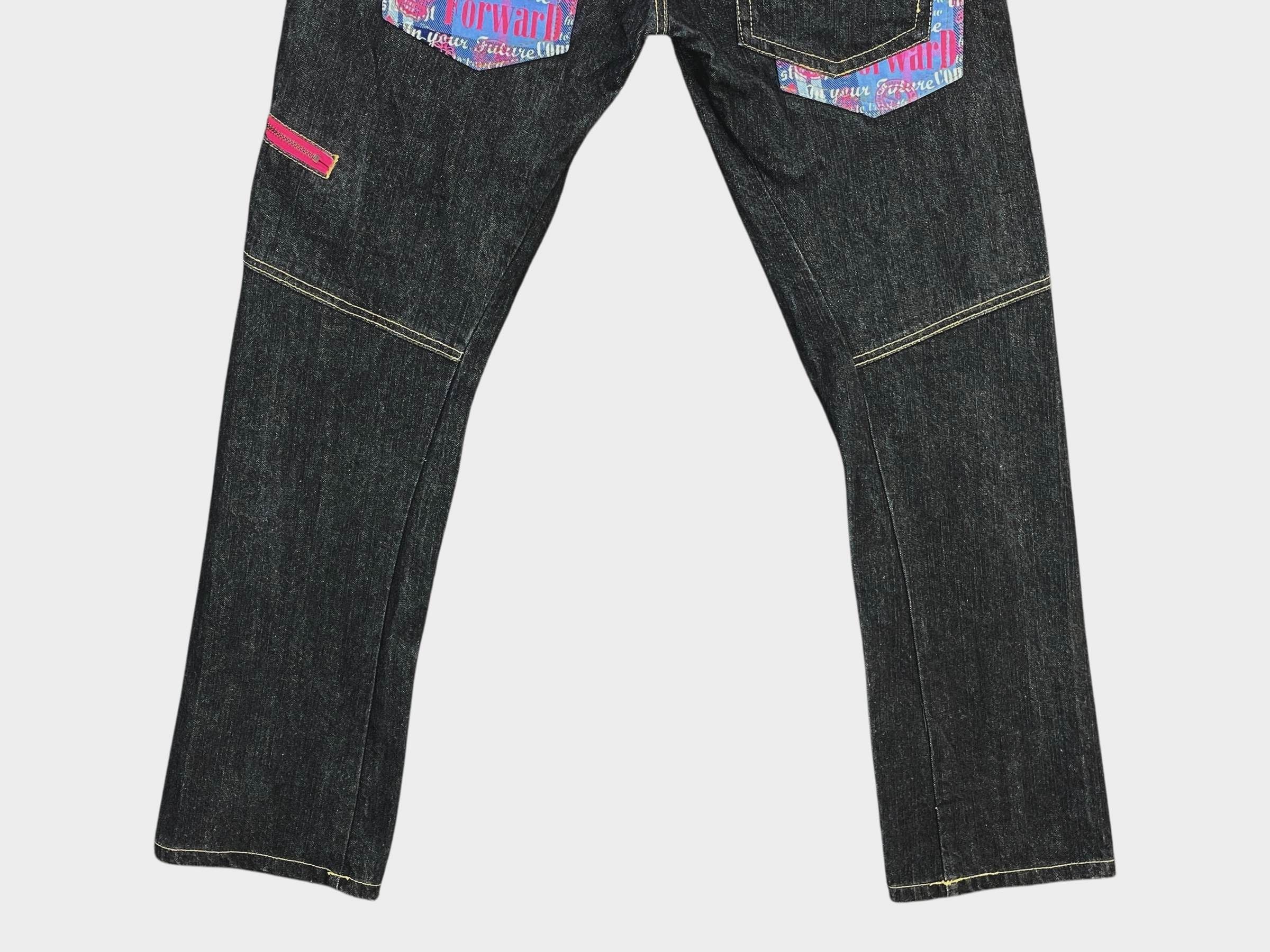 Japanese Brand Patina Double Waist Handcrafted Denim pants Size US 31 - 6 Thumbnail