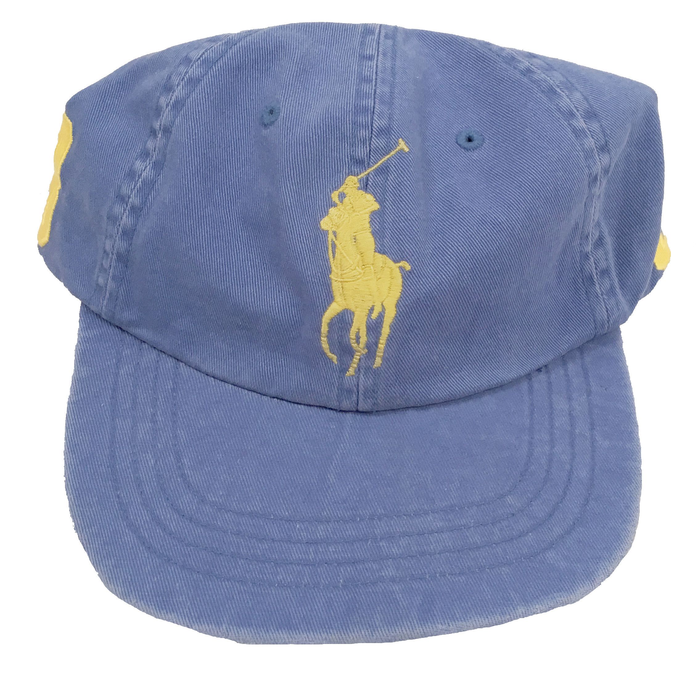 Polo Ralph Lauren NEW VINTAGE Polo Ralph Lauren Baseball Hat! Blue Big Pony Size ONE SIZE - 2 Thumbnail