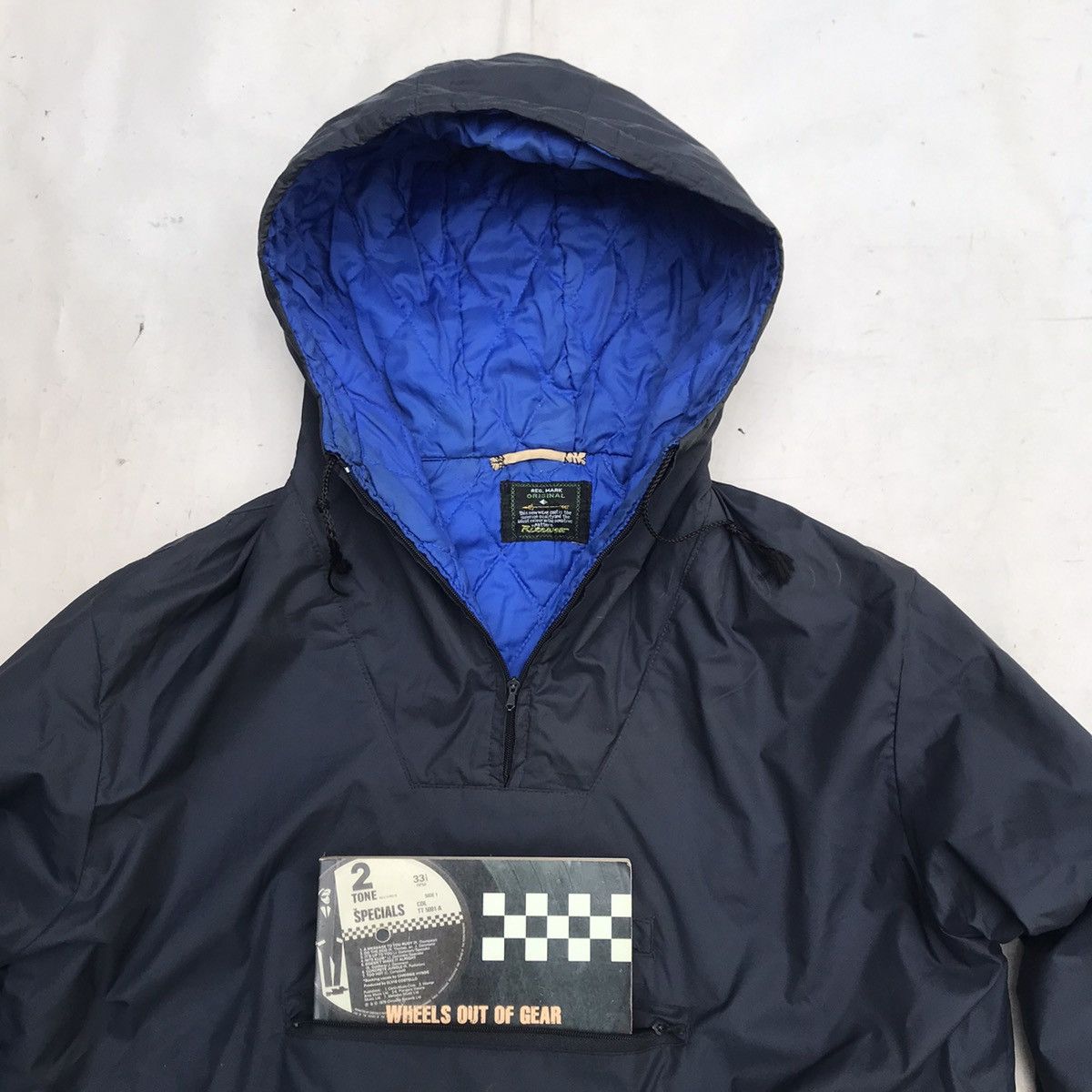 SMOCK × Vintage Rice wear Cagoule anorak Smock Middle Pocket Jacket blue Size US M / EU 48-50 / 2 - 3 Thumbnail