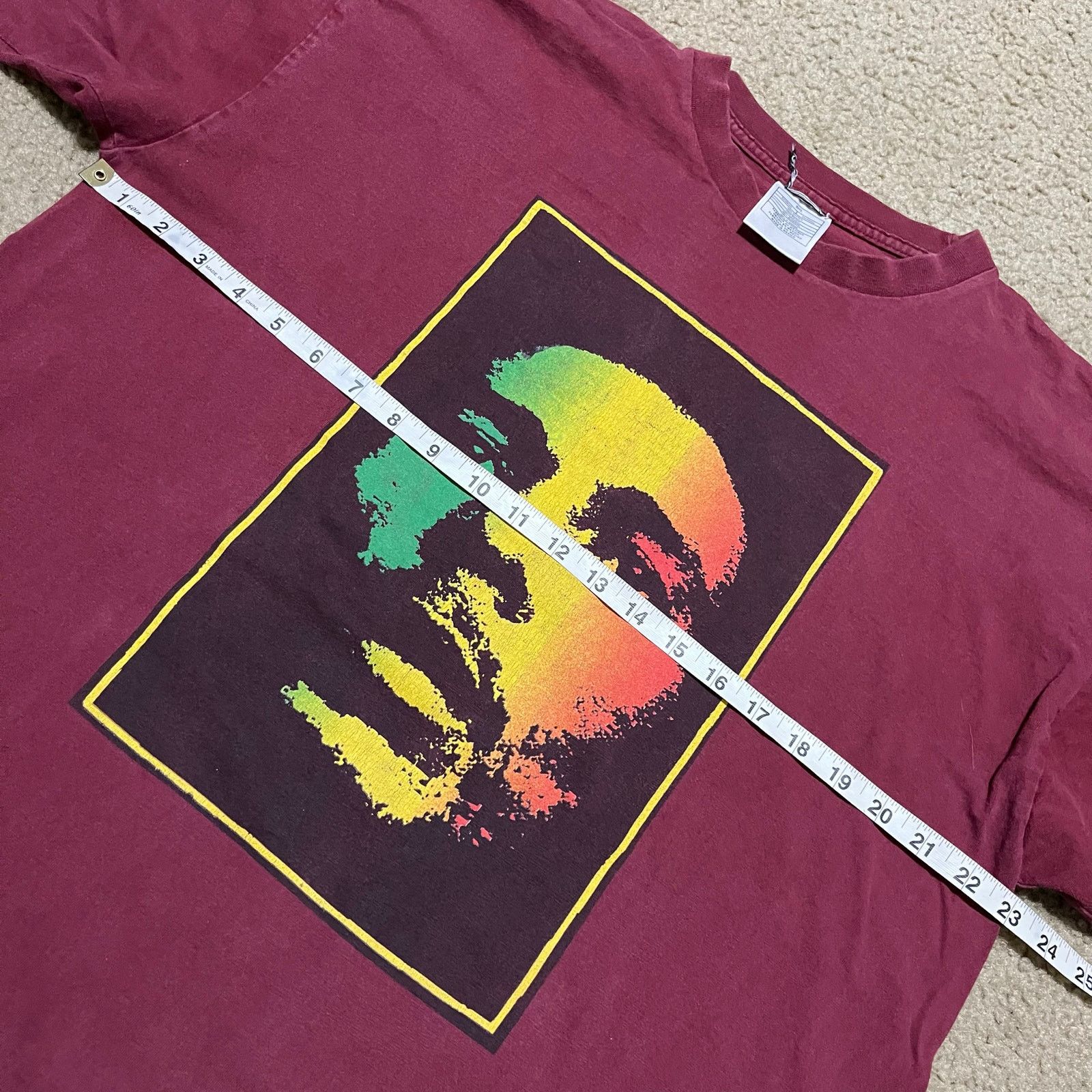 Other Vintage Bob Marley Rasta Jamaican Red Graphic Tee XL Size US XL / EU 56 / 4 - 5 Thumbnail