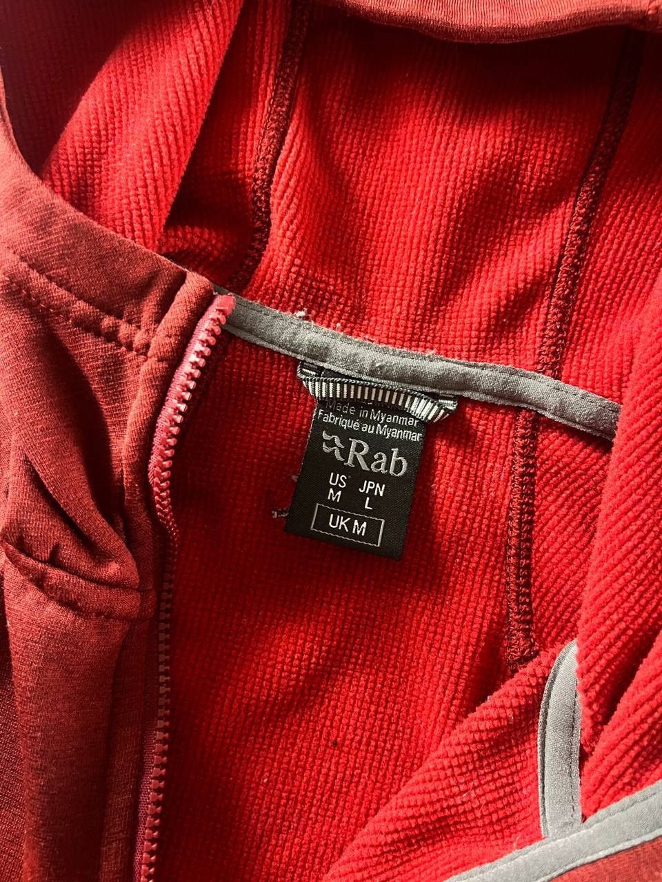 Rab Rab Fleece Hoodie Men’s M – Rust Red Outdoor Midlayer Jacket Size US M / EU 48-50 / 2 - 3 Thumbnail