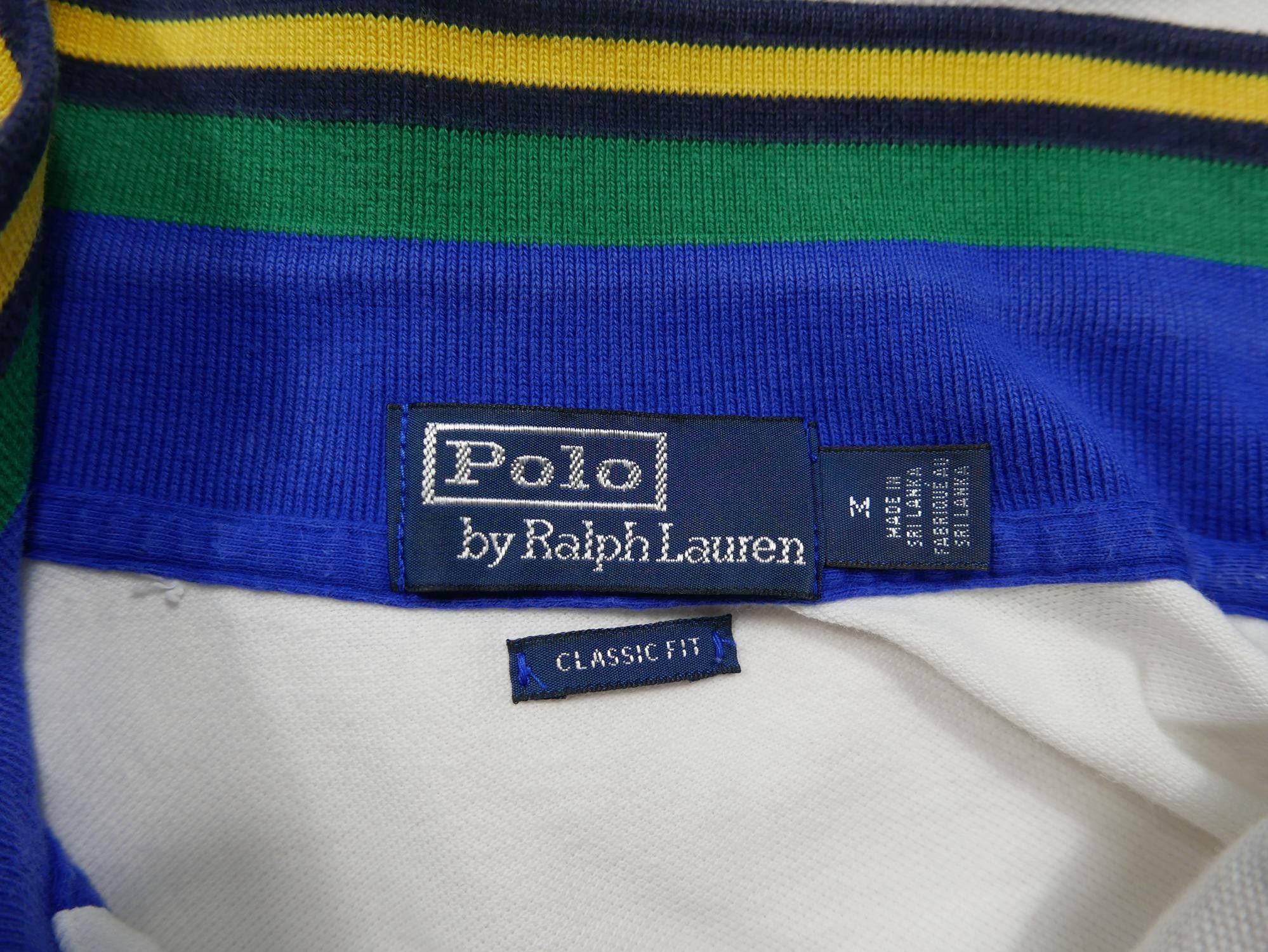 Polo Ralph Lauren Shirt Hi Tech Patch White Men's M