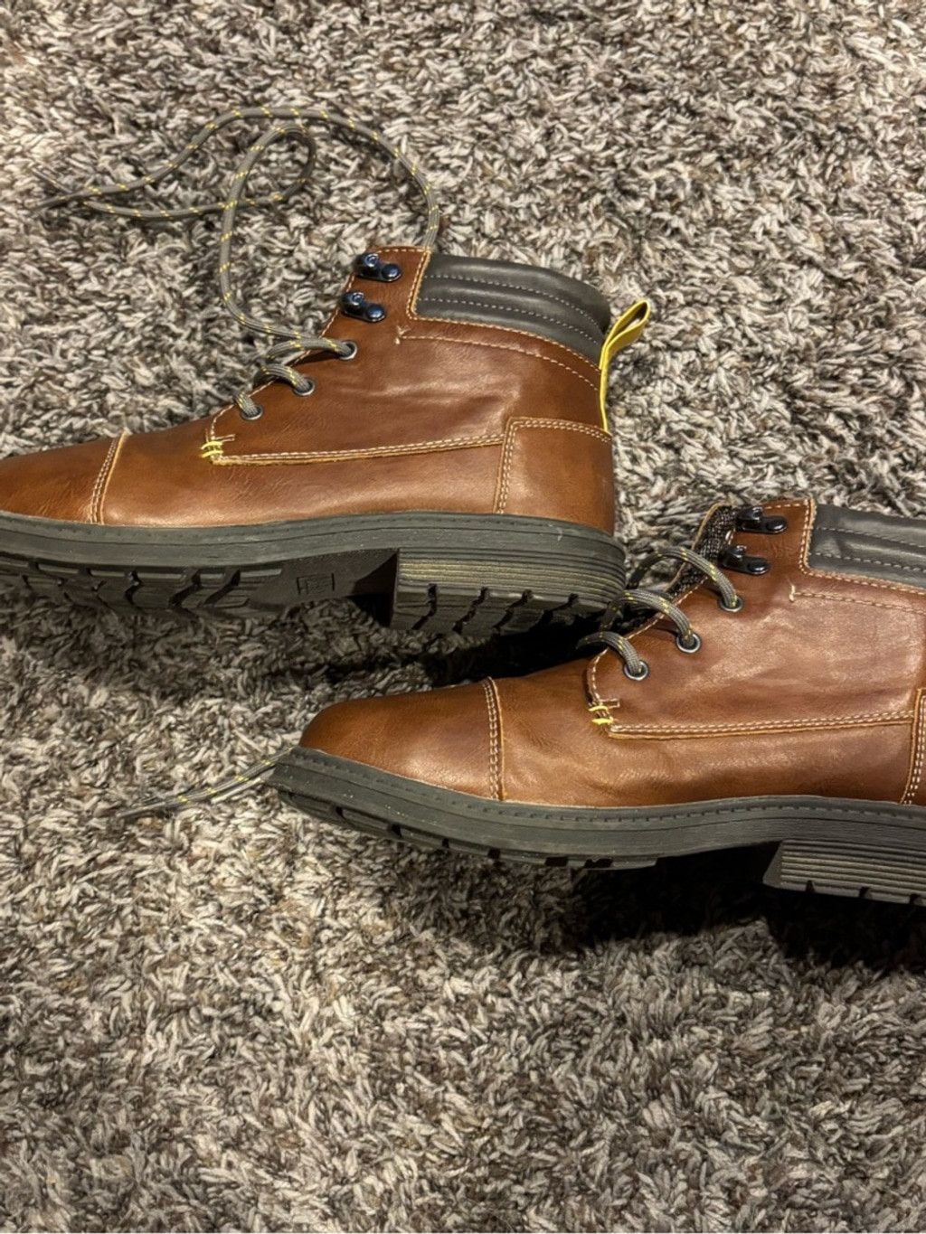 Crevo Men's Crevo Brown Leather Boots Size US 5 / EU 37 - 1 Thumbnail