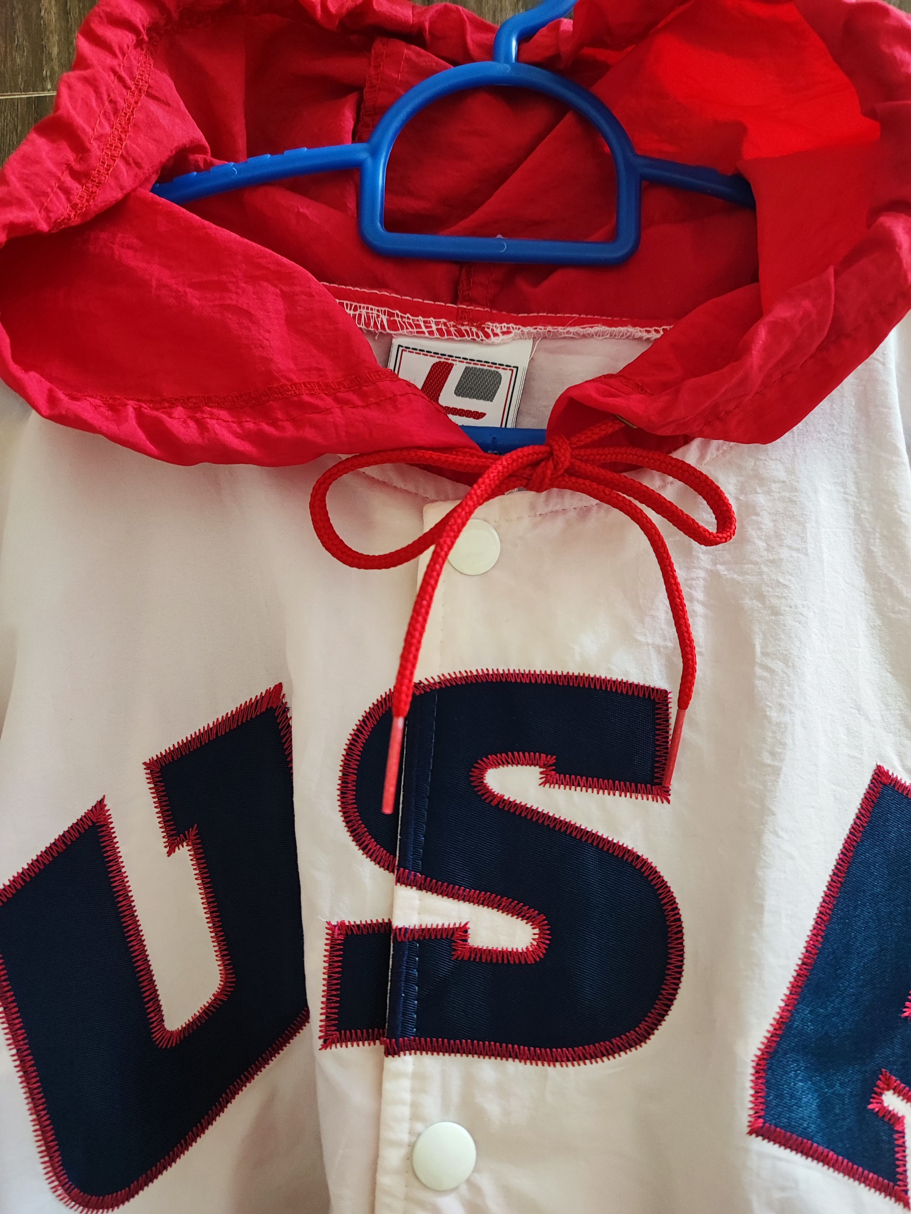 Vintage Vintage Legends Athletic USA Embroidered Hoodie Jacket Size US L / EU 52-54 / 3 - 3 Thumbnail