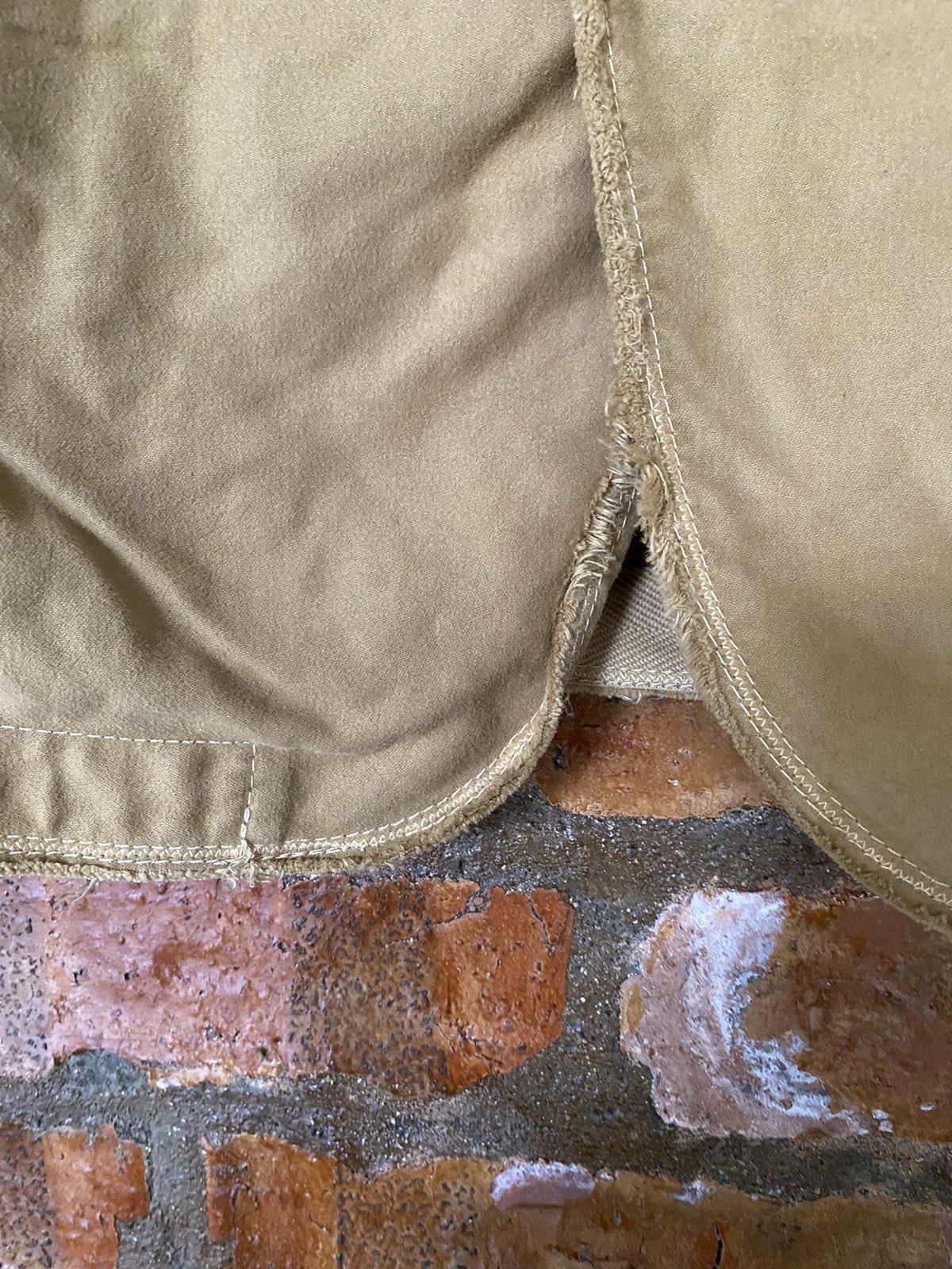 Final Home × Japanese Brand × Marithe + Francois Girbaud Marithe Francois Girbaud moleskin Paneled cutting fringe Size US M / EU 48-50 / 2 - 10 Thumbnail