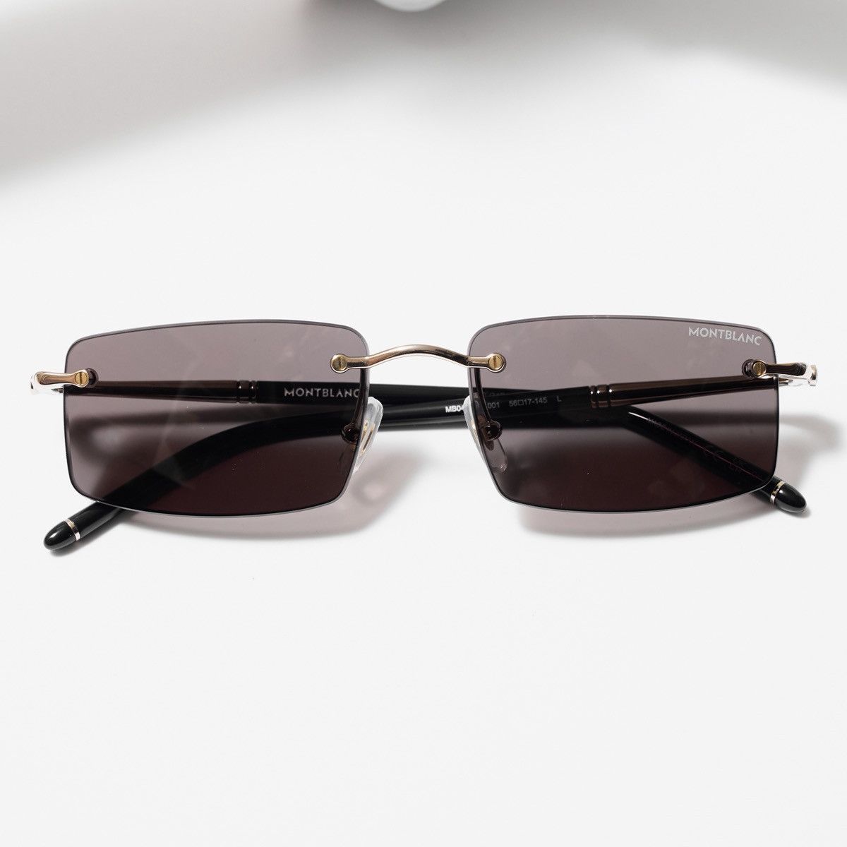 Montblanc MONTBLANC MB0443S 001 SUNGLASSES Size ONE SIZE - 6 Thumbnail