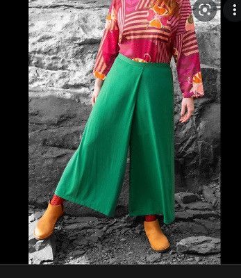 Designer Gudrun Sjoden avant Garde wide leg pants Size 27" / US 4 / IT 40 - 2 Thumbnail